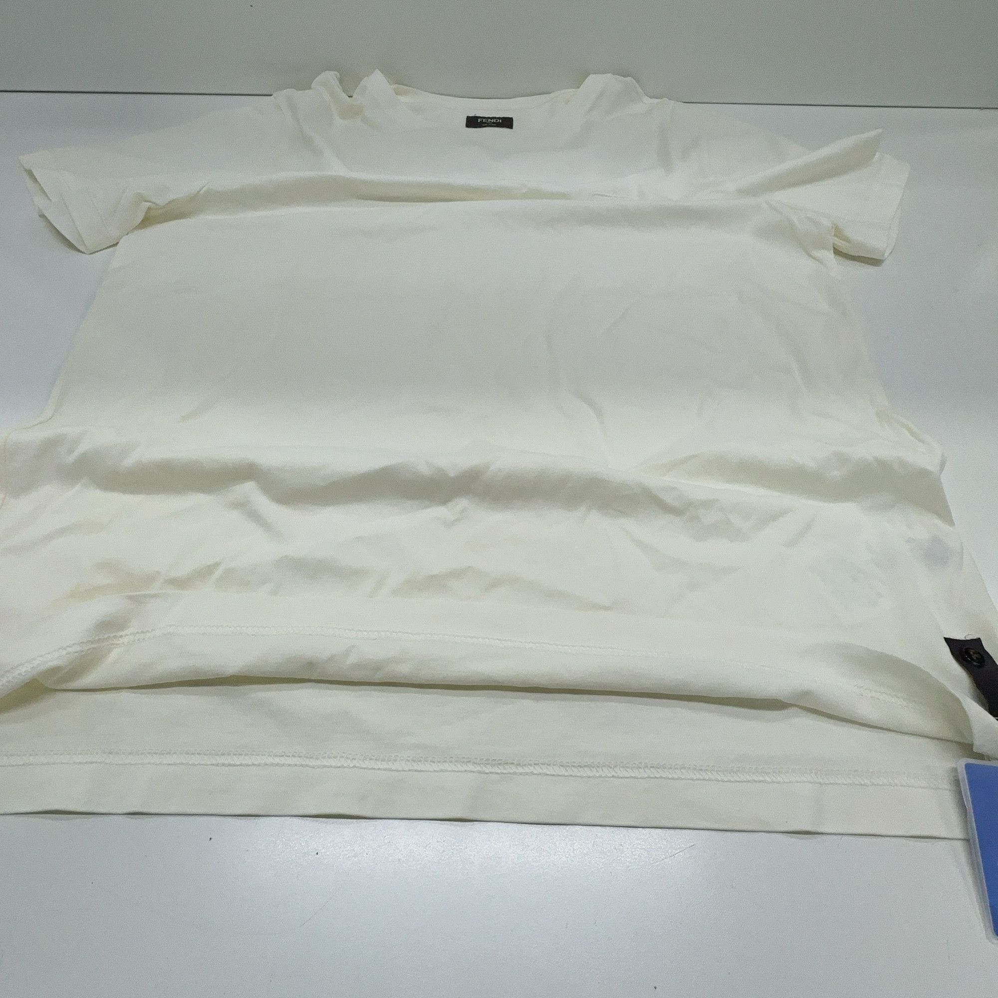 Fendi Fendi Logo Embroidery T-Shirt US L Size US L / EU 52-54 / 3 - 12 Thumbnail