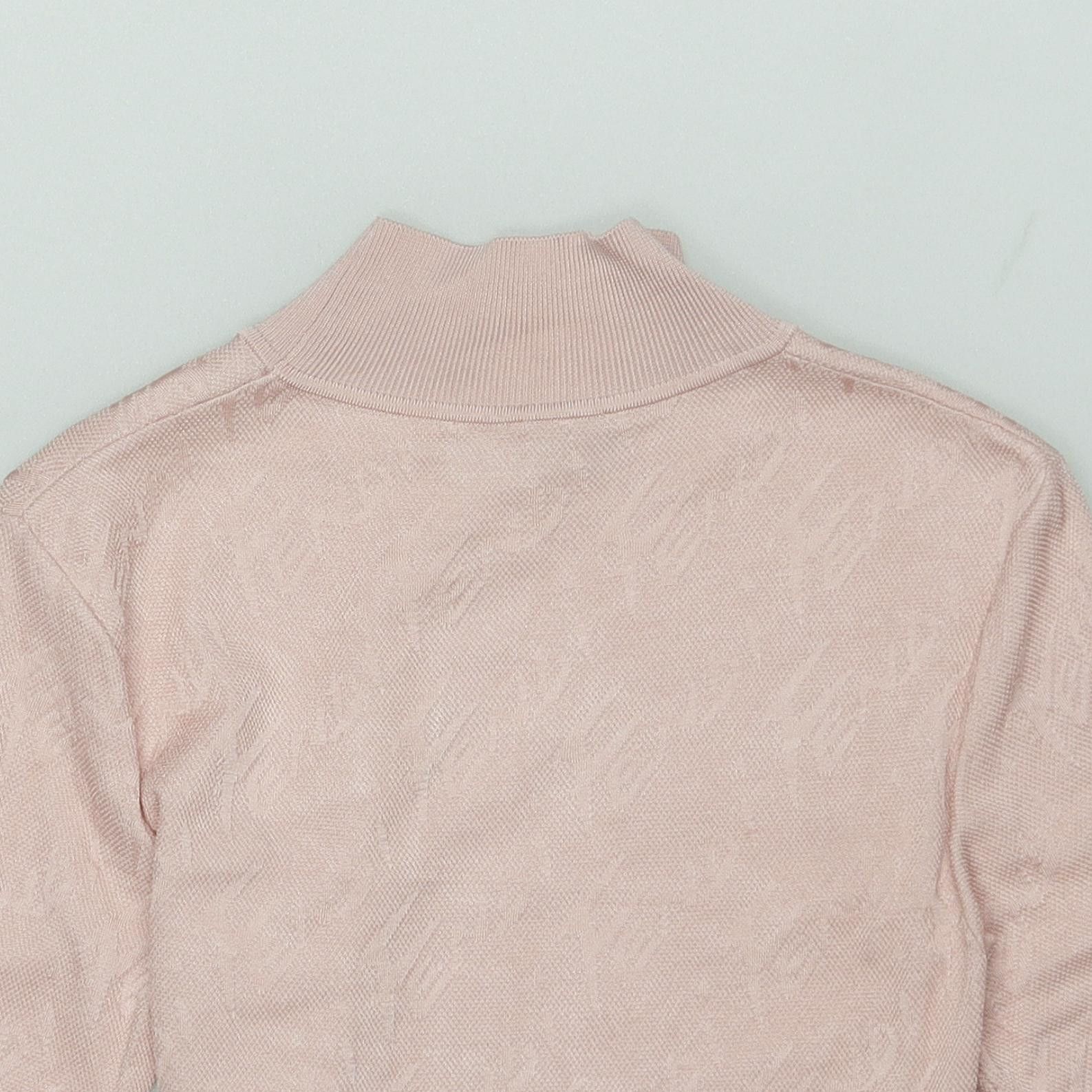 Fendi Fendi Pink Mock Neck Knit Sweater Size 42 Size M / US 6-8 / IT 42-44 - 8 Thumbnail