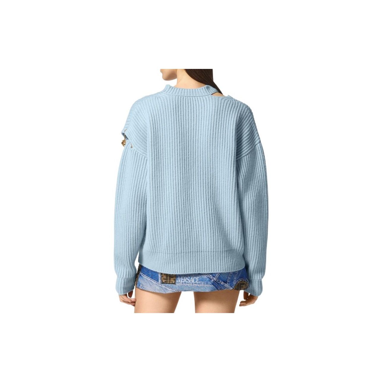 Versace Versace x Fendi Fendace Logo Sweater Size 44 Size M / US 6-8 / IT 42-44 - 11 Thumbnail