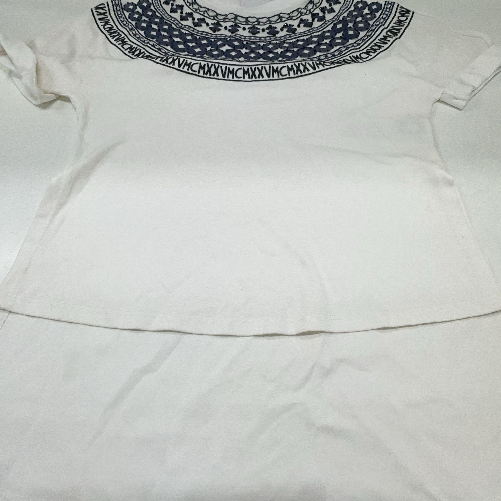 Fendi Fendi Embroidered Pattern T-Shirt Size IT 38 Size XS / US 0-2 / IT 36-38 - 8 Thumbnail