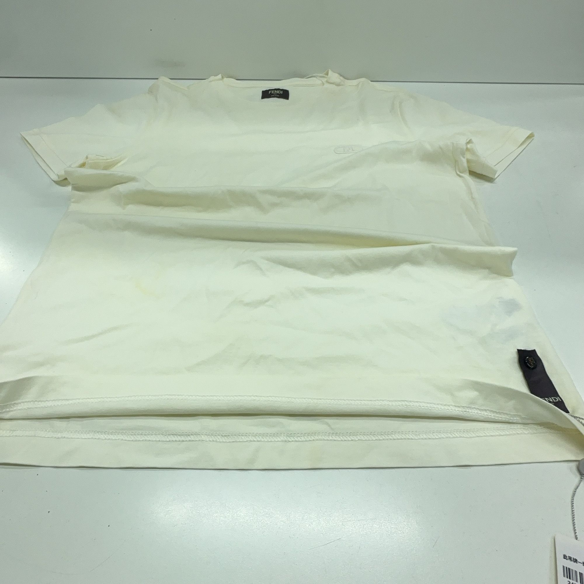Fendi Fendi Embroidered Logo T-Shirt Size S Size US S / EU 44-46 / 1 - 11 Thumbnail