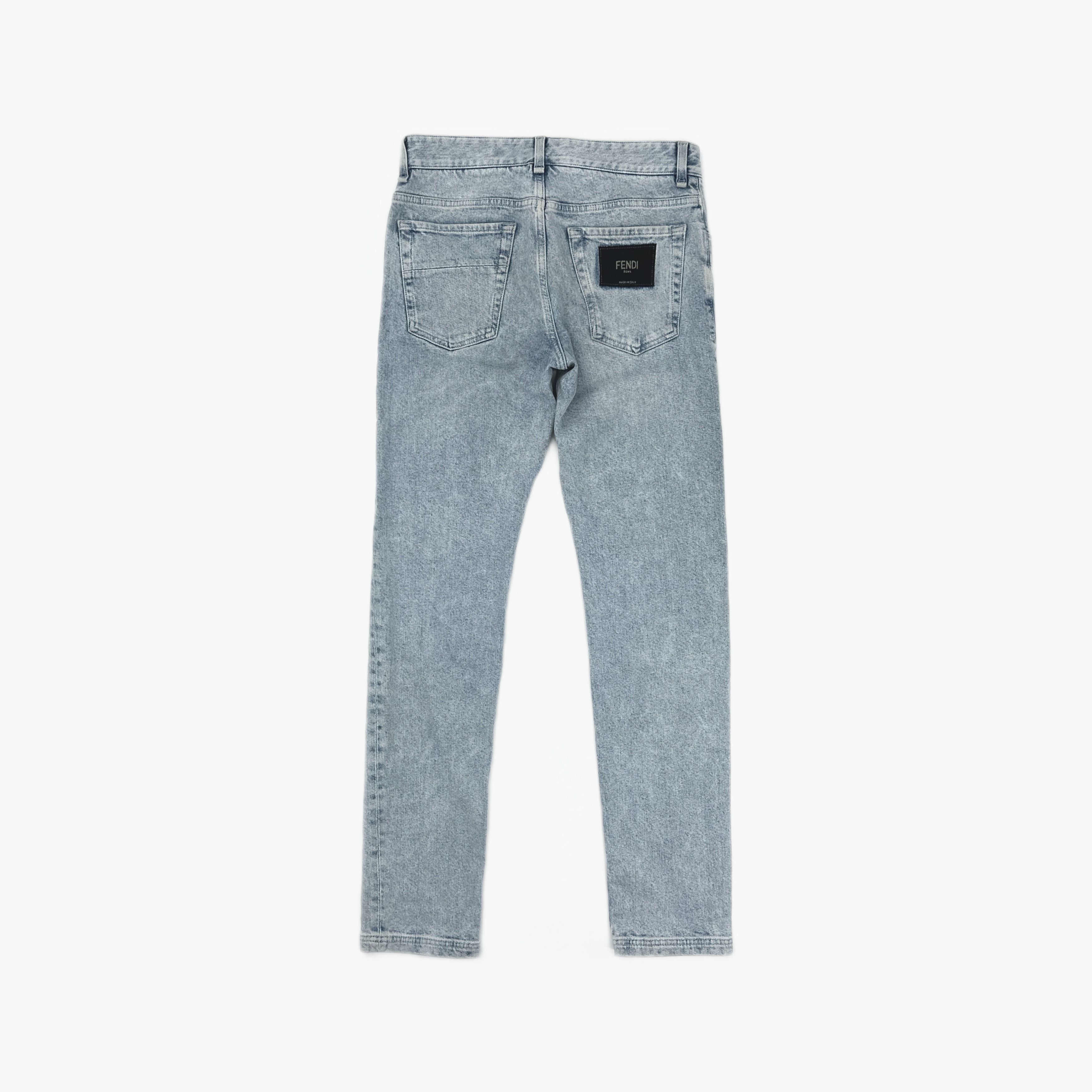 Fendi Fendi Light Wash Jeans Size 31 Size US 31 - 2 Thumbnail