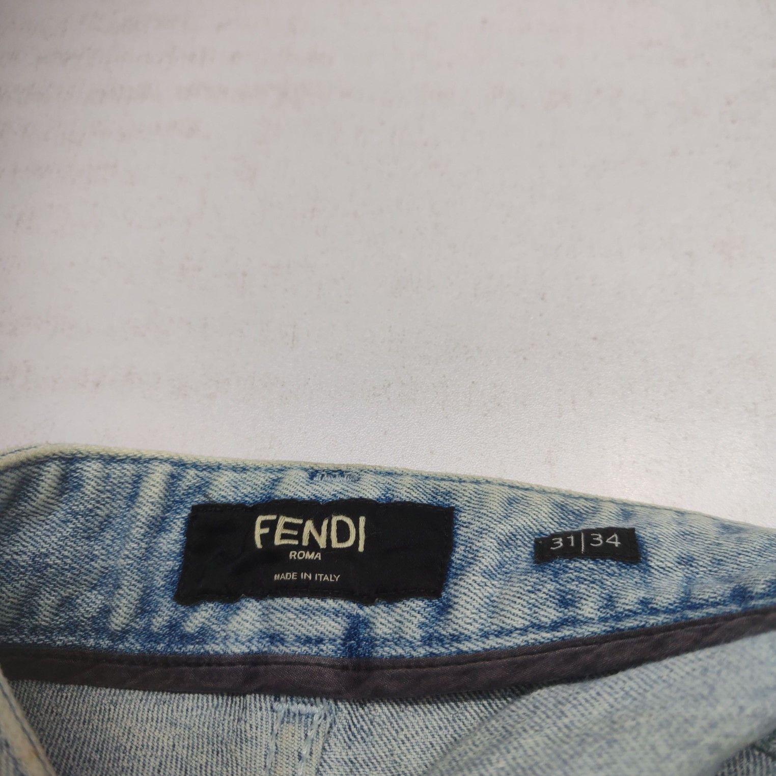 Fendi Fendi Light Wash Jeans Size 31 Size US 31 - 3 Thumbnail