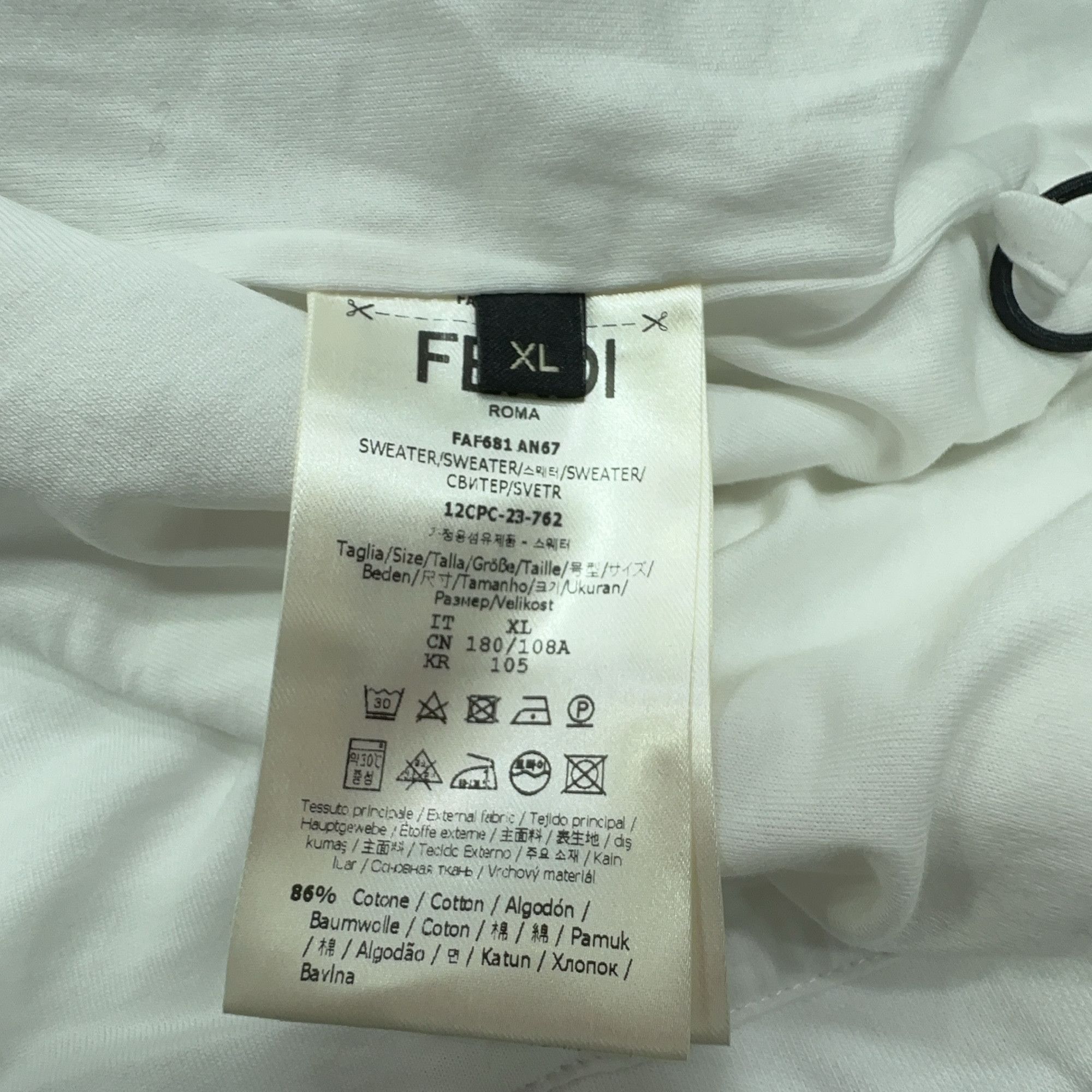 Fendi Fendi Zucca Logo Hoodie Size XL Size US XL / EU 56 / 4 - 5 Thumbnail