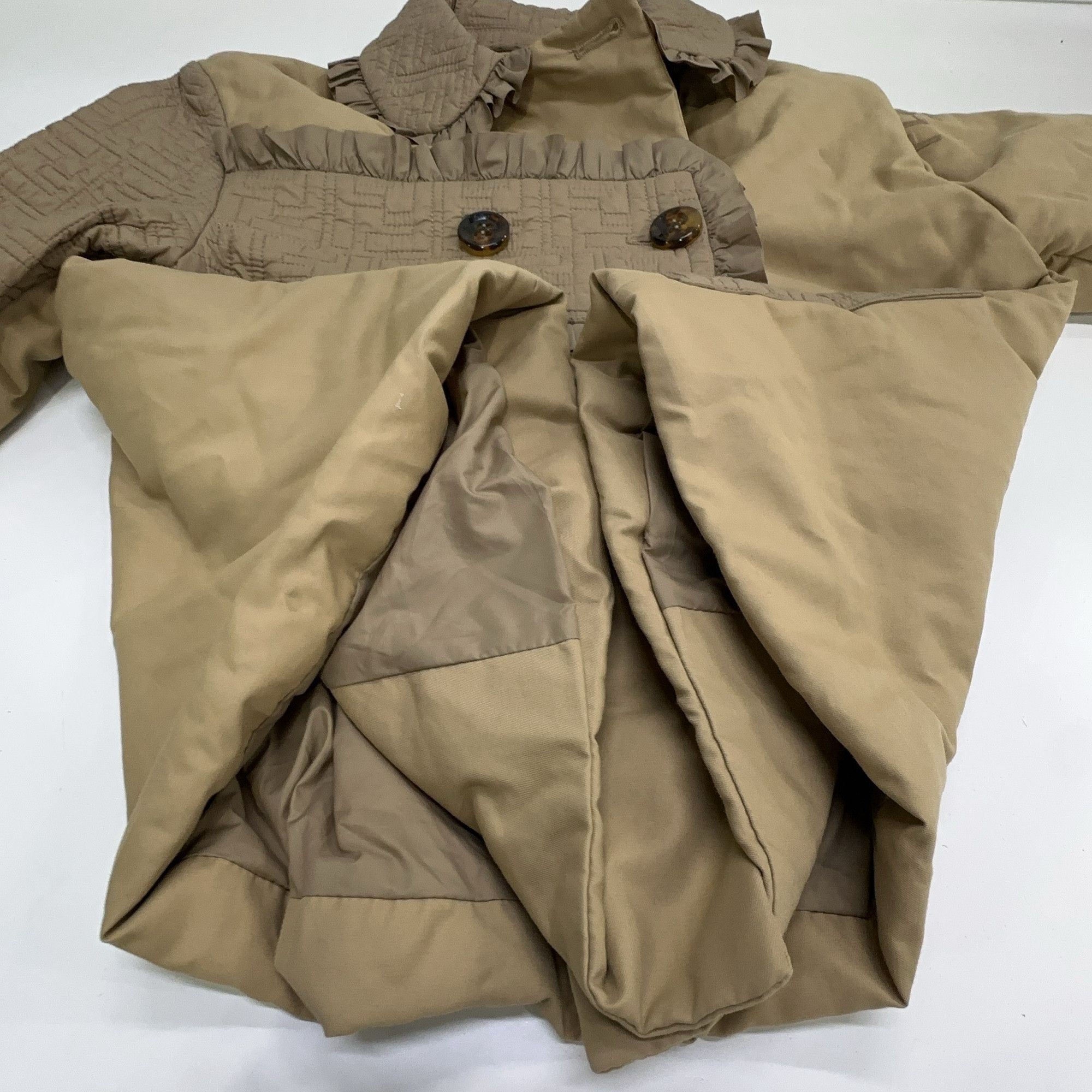 Fendi Fendi Ruffled FF Logo Coat Size 4A Size XXS / US 00 / IT 34 - 7 Thumbnail