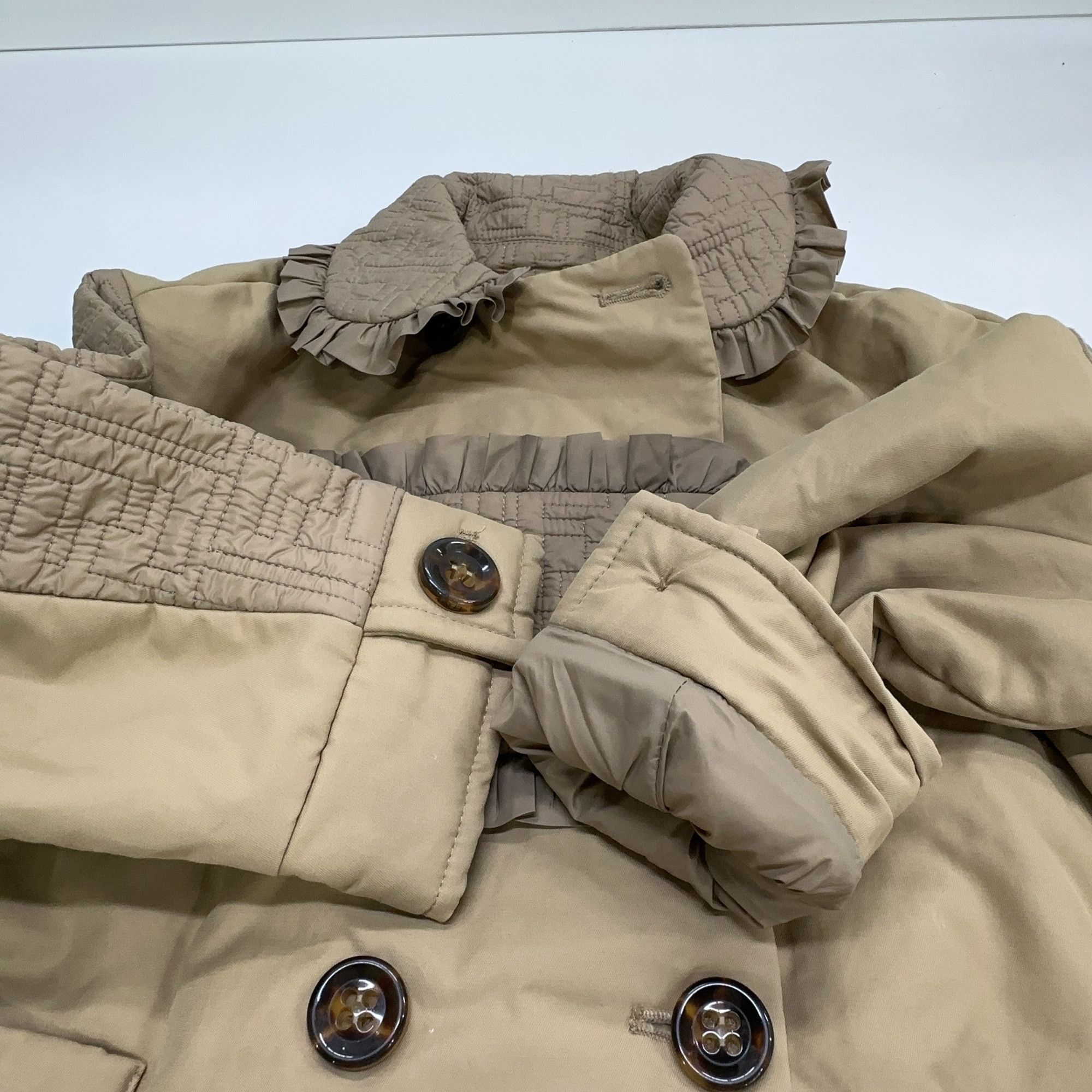 Fendi Fendi Ruffled FF Logo Coat Size 4A Size XXS / US 00 / IT 34 - 5 Thumbnail