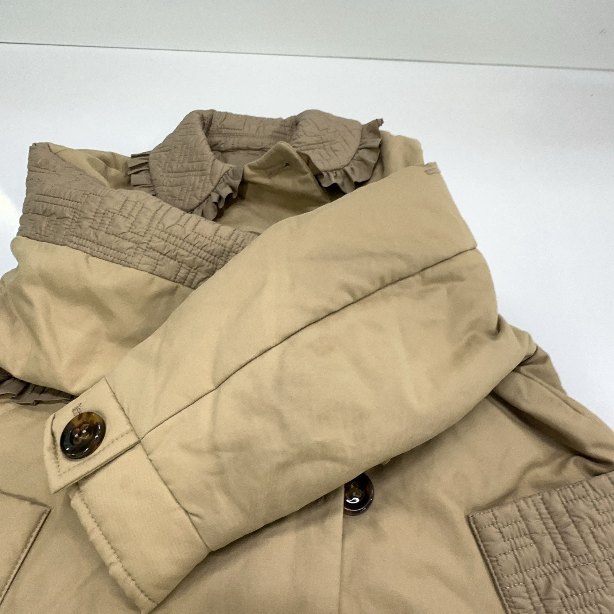 Fendi Fendi Ruffled FF Logo Coat Size 4A Size XXS / US 00 / IT 34 - 8 Thumbnail