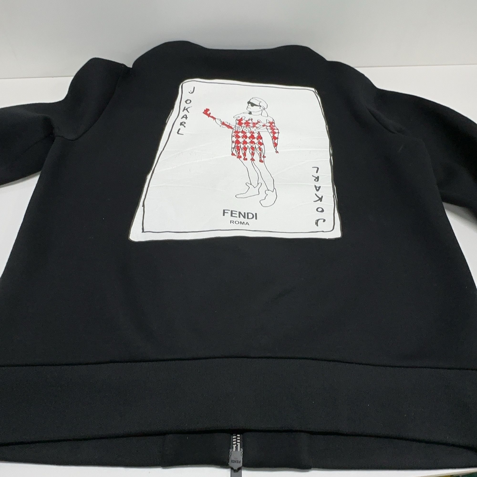 Fendi Fendi Jokarl Graphic Zip Bomber Jacket Size M Size US M / EU 48-50 / 2 - 10 Thumbnail