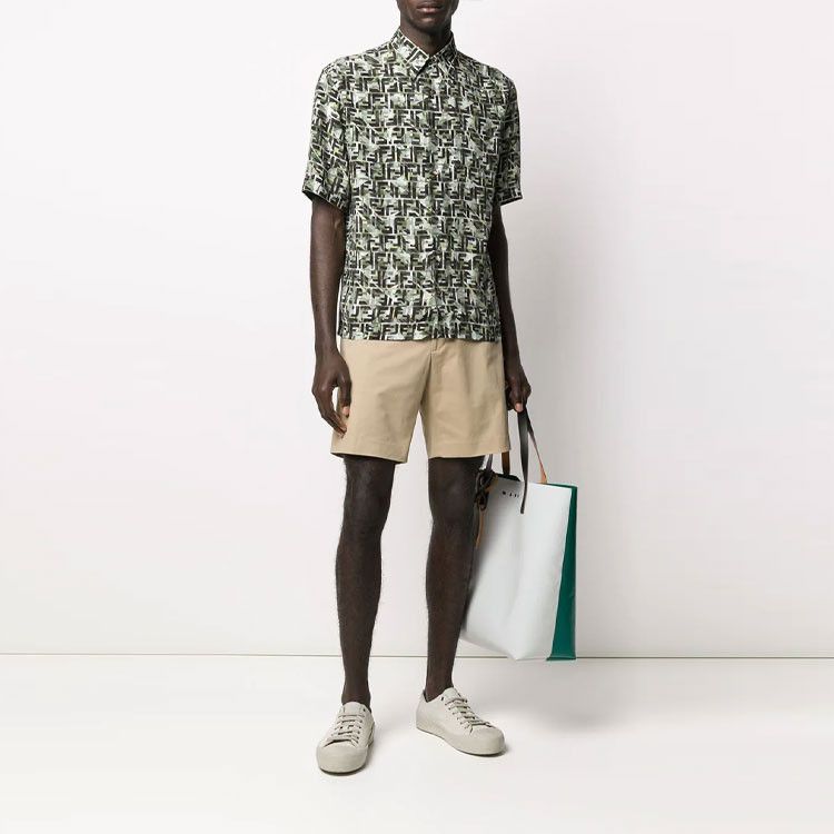Fendi Fendi FF Camo Short Sleeve Shirt Size M Size US XXS / EU 40 - 11 Thumbnail