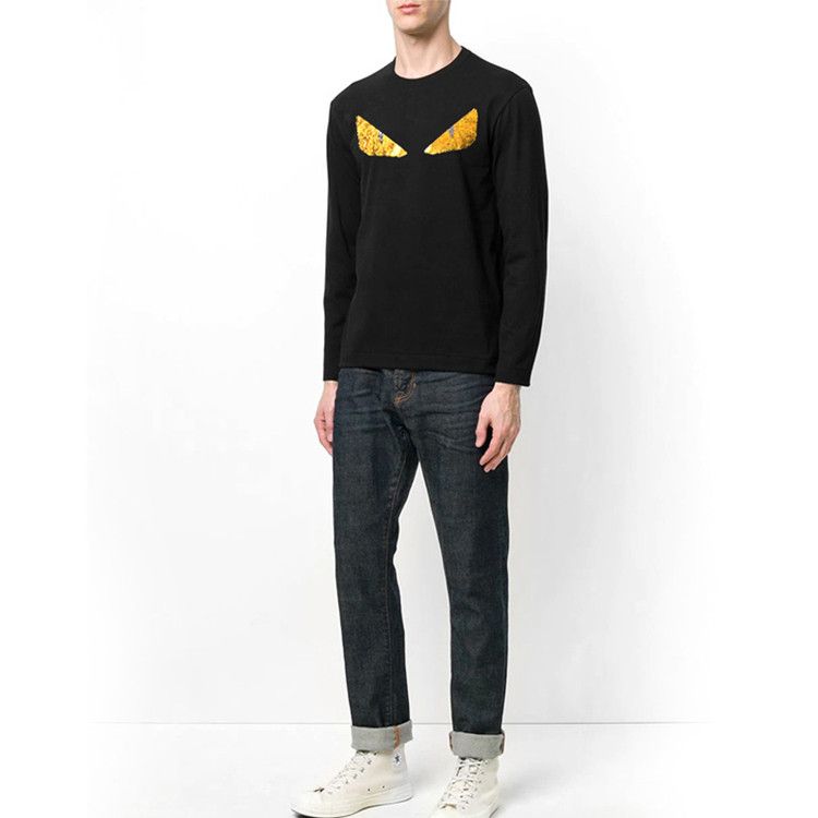 Fendi Fendi Monster Eye Long Sleeve T-Shirt Size M Size US M / EU 48-50 / 2 - 18 Thumbnail