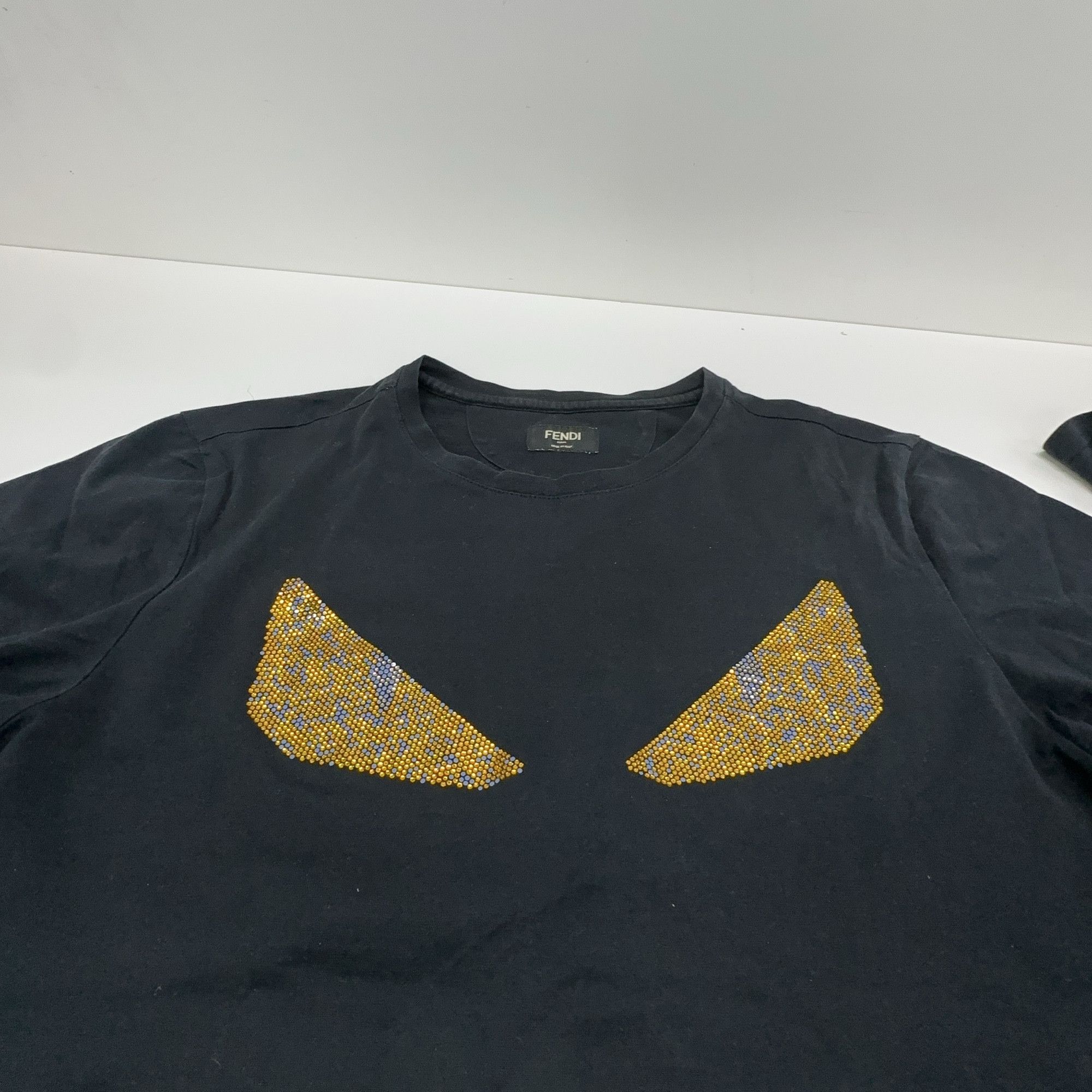 Fendi Fendi Monster Eye Long Sleeve T-Shirt Size M Size US M / EU 48-50 / 2 - 10 Thumbnail