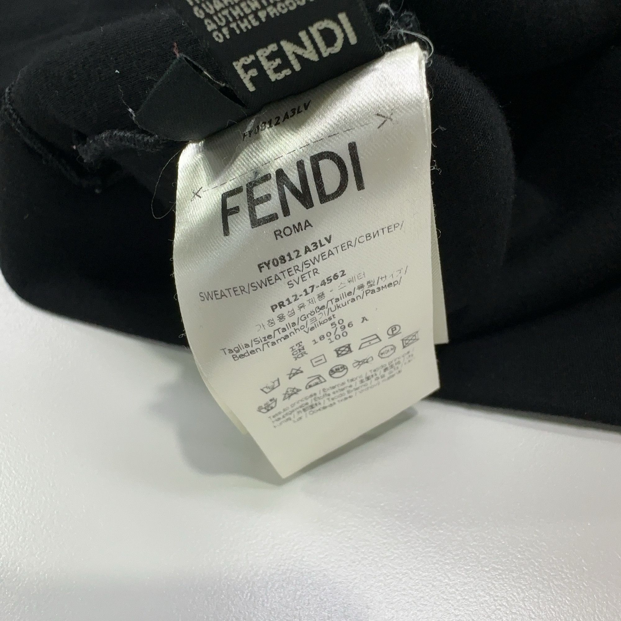 Fendi Fendi Bug Print Sweatshirt Size M Size US M / EU 48-50 / 2 - 5 Thumbnail