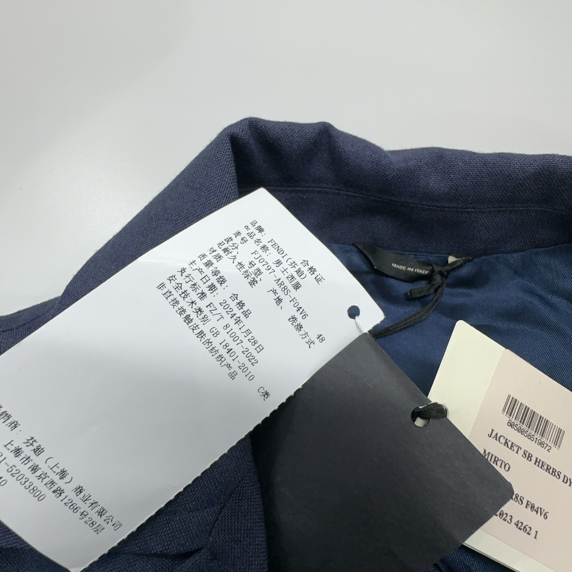 Fendi Fendi Herbs Dyed Wool Jacket Size M Size US M / EU 48-50 / 2 - 3 Thumbnail