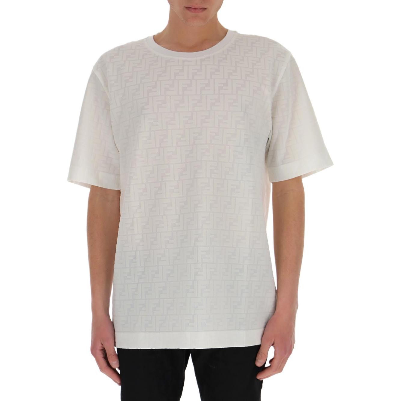 Fendi Fendi FF Logo Print T-Shirt Size L Size US L / EU 52-54 / 3 - 10 Thumbnail