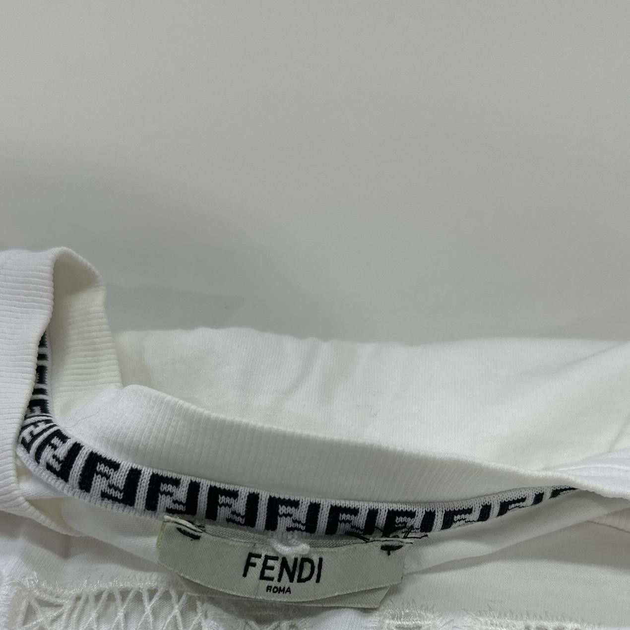 Fendi Fendi Cutout Logo T-Shirt Size S Size S / US 4 / IT 40 - 9 Thumbnail
