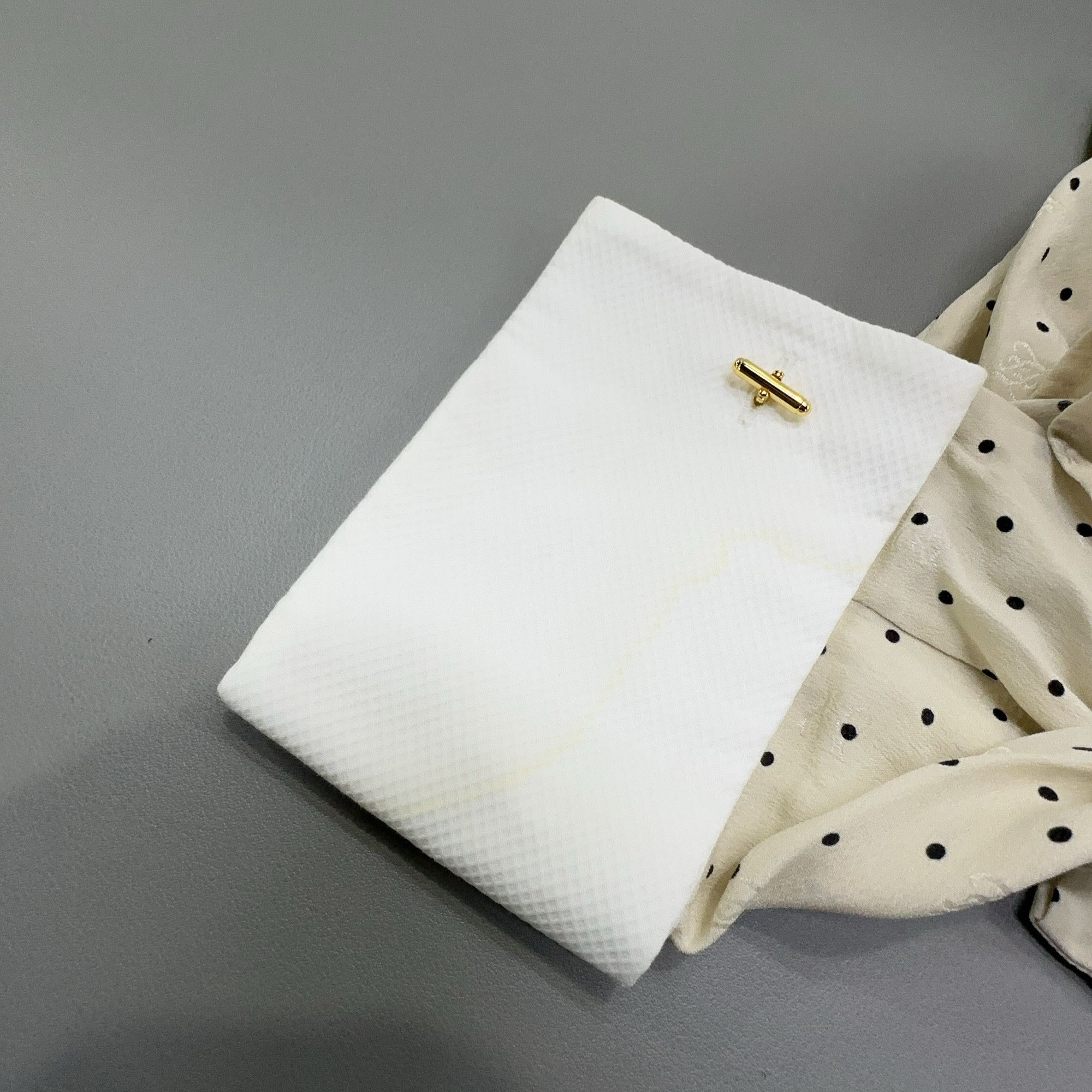 Fendi Fendi Polka Dot Silk Button Up Shirt IT 38 Size XS / US 0-2 / IT 36-38 - 6 Thumbnail