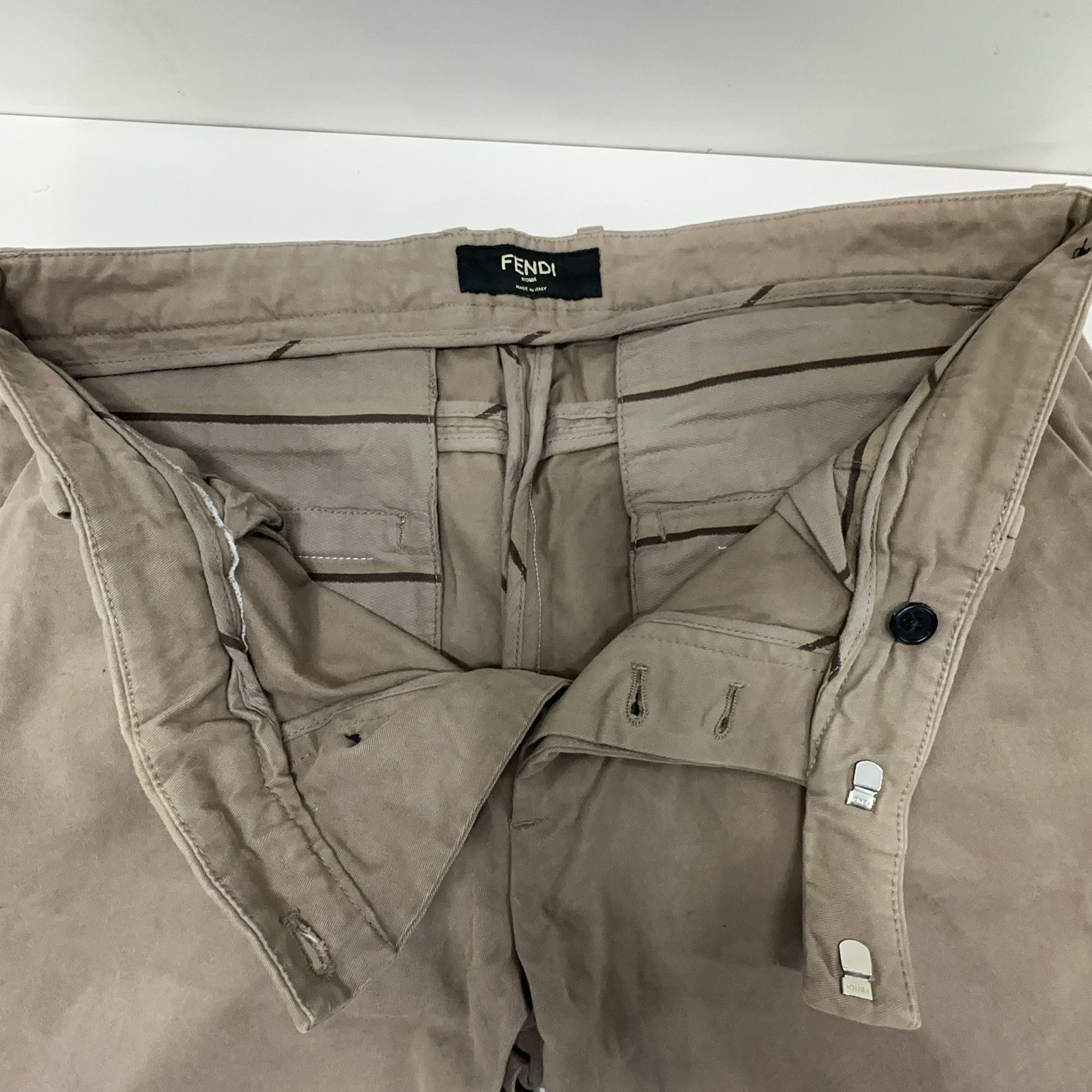 Fendi Fendi Solid Casual Pants Size 34 Size US 34 / EU 50 - 6 Thumbnail