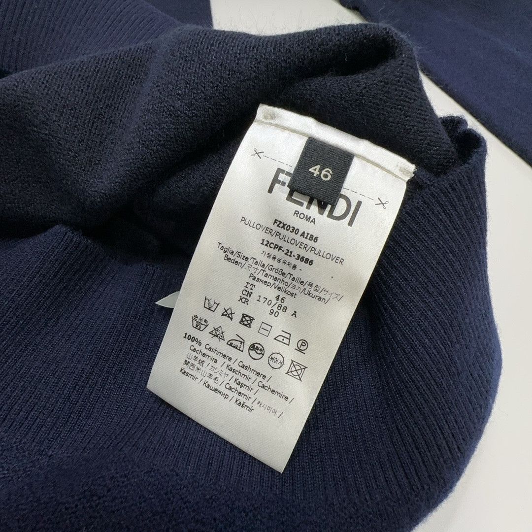 Fendi Fendi Cashmere Crewneck Sweater Size S Size US S / EU 44-46 / 1 - 3 Thumbnail