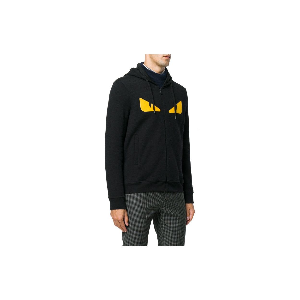 Fendi Fendi Monster Eyes Zip-Up Hoodie Size S Size US S / EU 44-46 / 1 - 8 Thumbnail