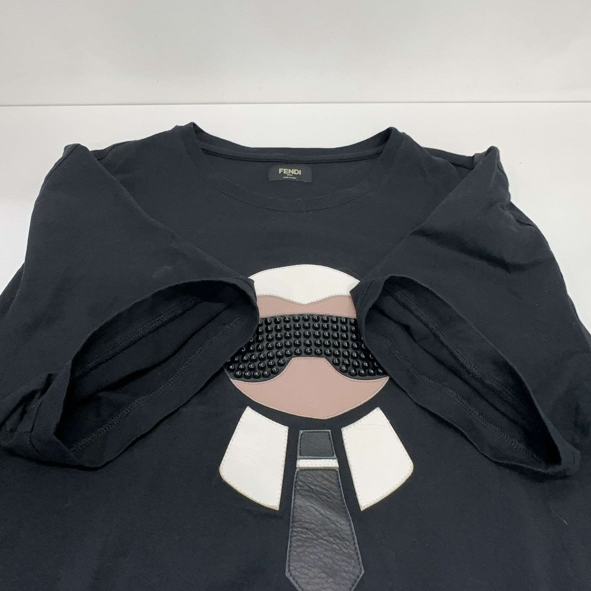 Fendi Fendi Karl Lagerfeld Graphic T-Shirt Size XL Size US XL / EU 56 / 4 - 10 Thumbnail