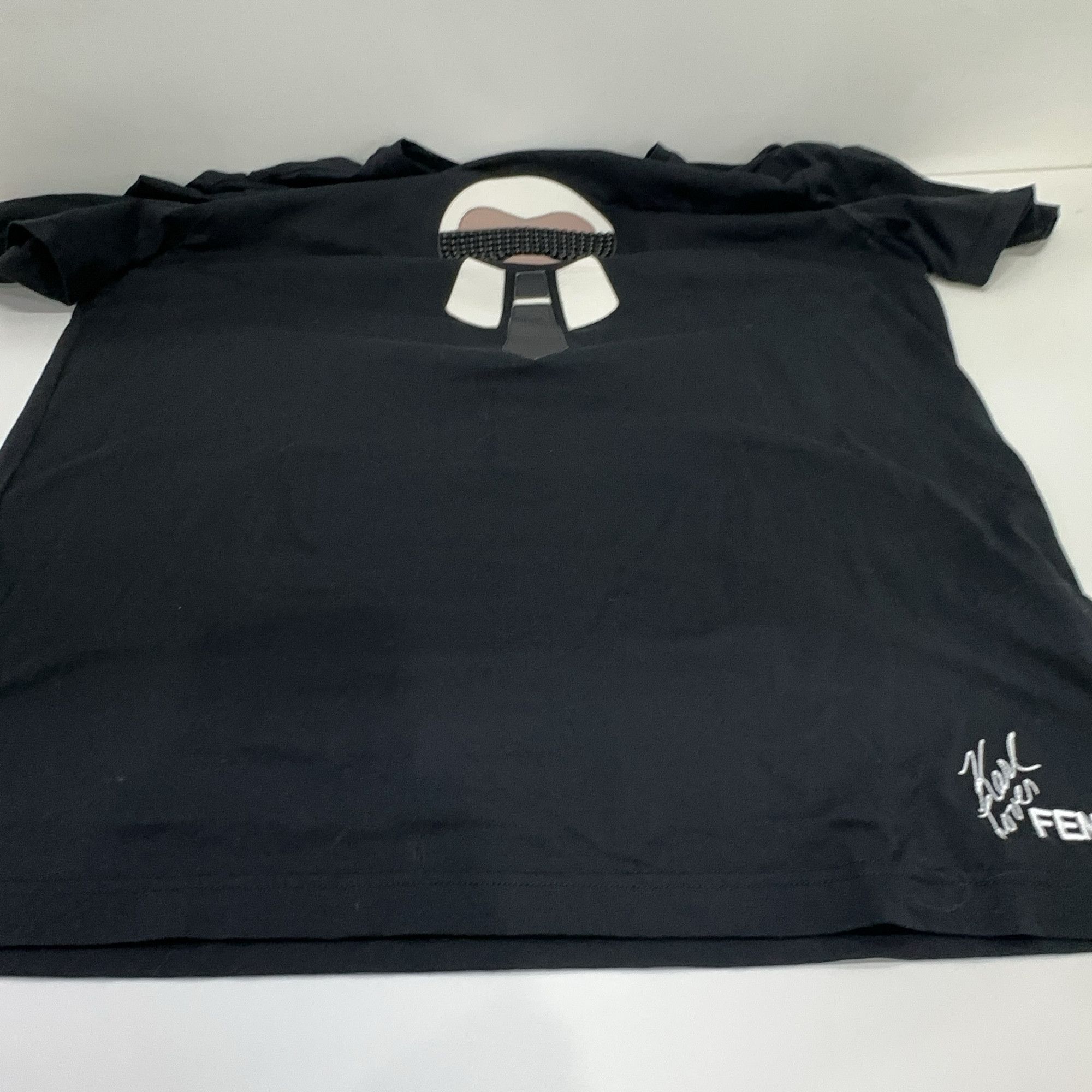 Fendi Fendi Karl Lagerfeld Graphic T-Shirt Size XL Size US XL / EU 56 / 4 - 8 Thumbnail