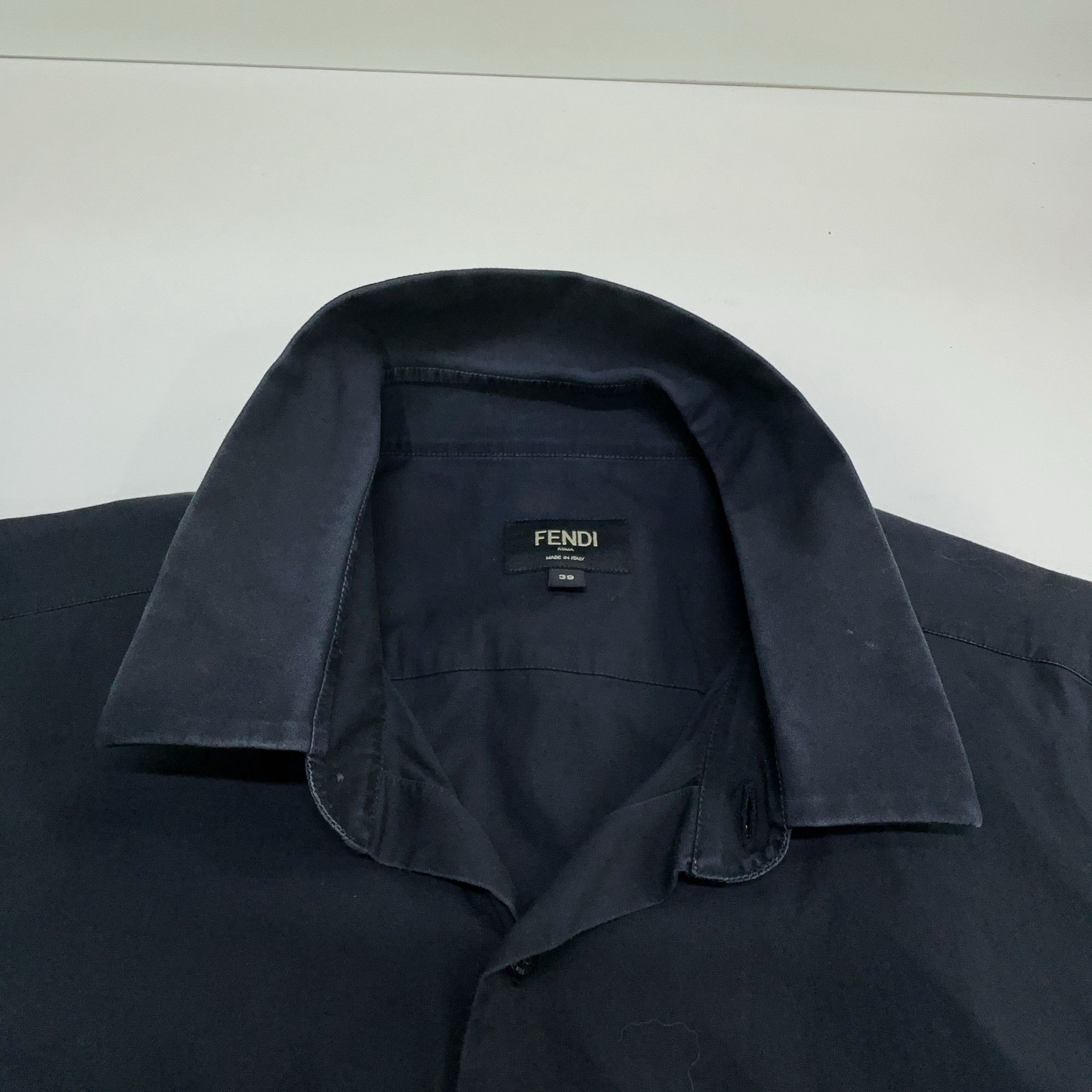 Fendi Fendi Black Bug Eyes Button Up Shirt Size M Size US M / EU 48-50 / 2 - 6 Thumbnail
