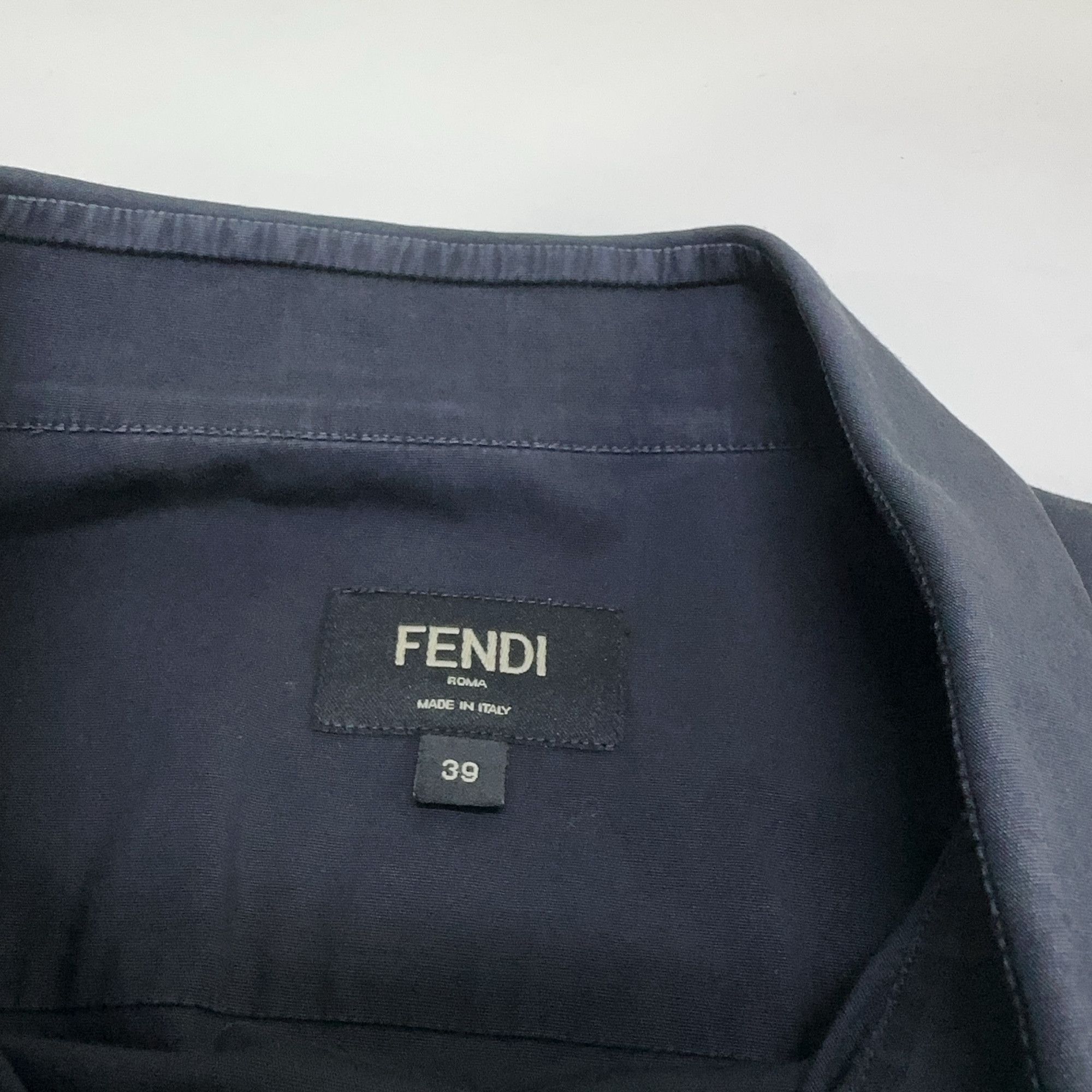 Fendi Fendi Black Bug Eyes Button Up Shirt Size M Size US M / EU 48-50 / 2 - 3 Thumbnail