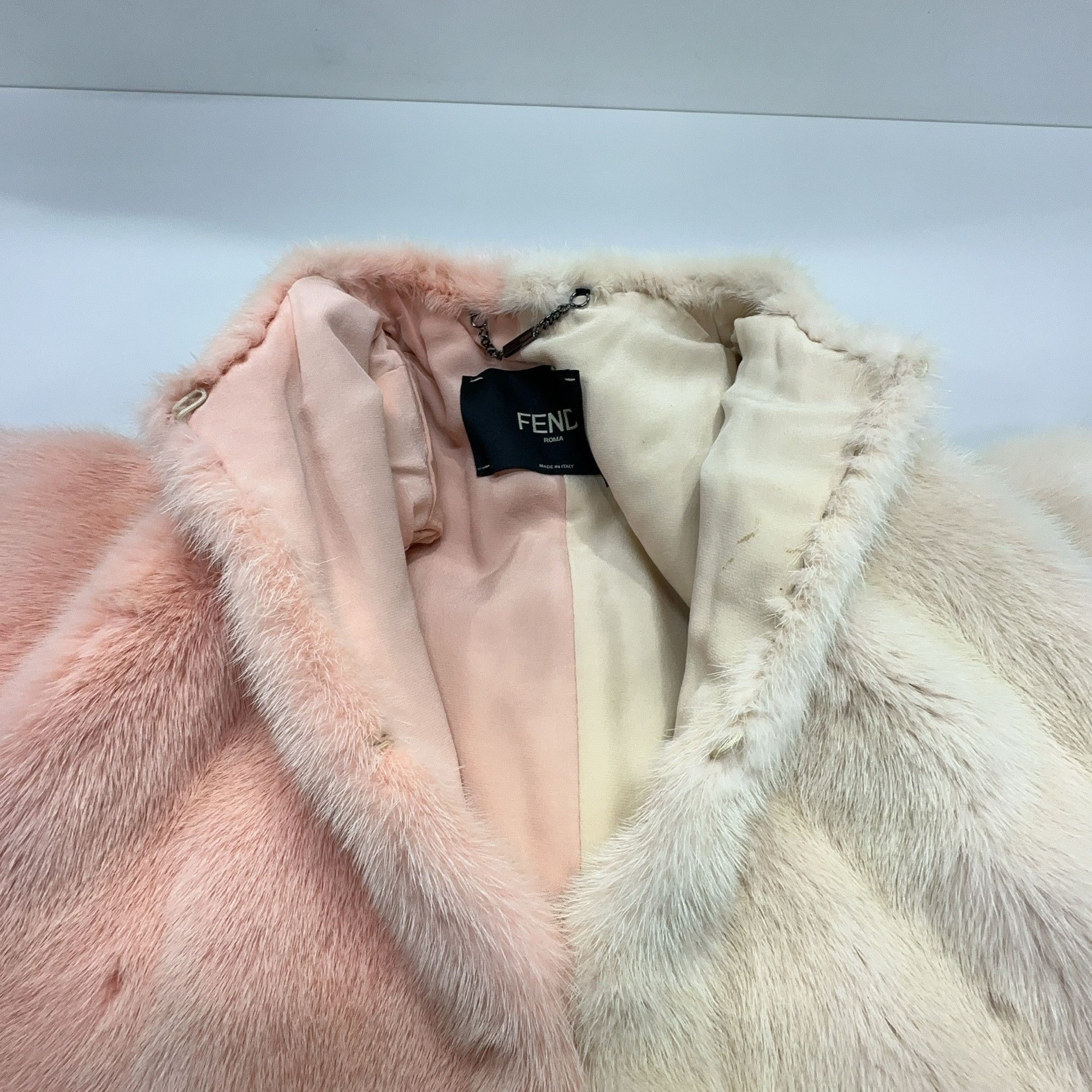 Fendi Fendi Colorblock Mink & Goat Coat Size 38 Size XS / US 0-2 / IT 36-38 - 6 Thumbnail