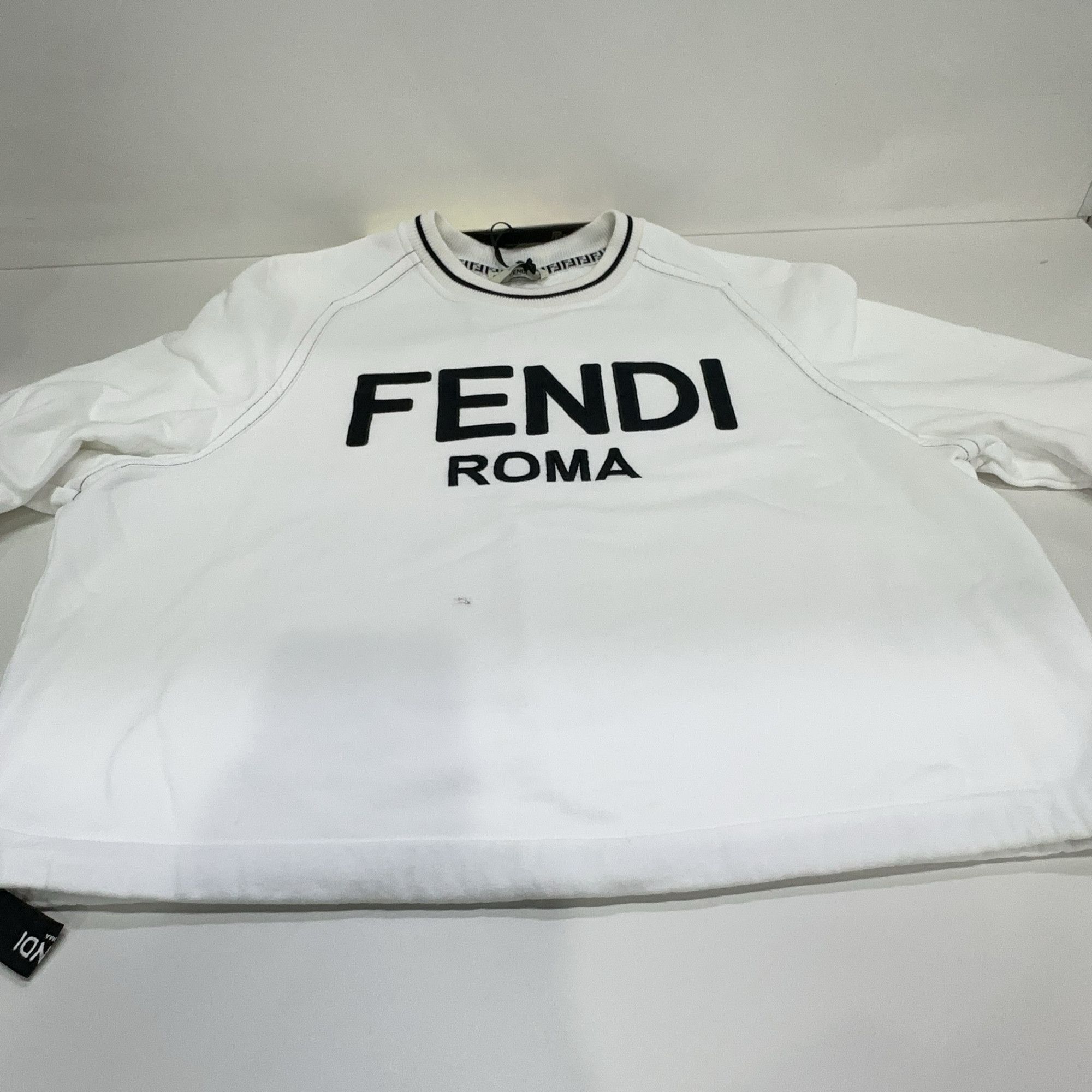 Fendi Fendi Roma Logo Sweatshirt Size XS Size XS / US 0-2 / IT 36-38 - 7 Thumbnail