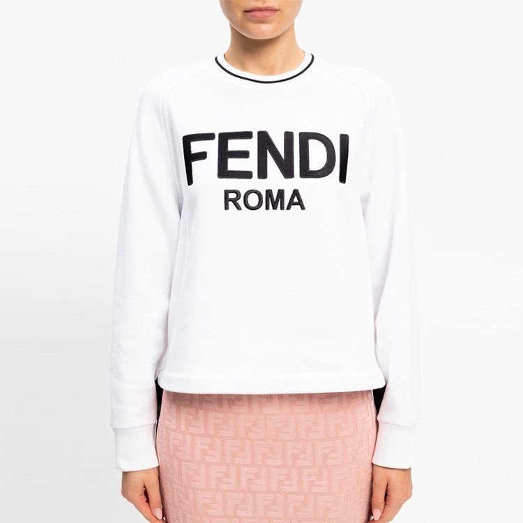 Fendi Fendi Roma Logo Sweatshirt Size XS Size XS / US 0-2 / IT 36-38 - 13 Thumbnail