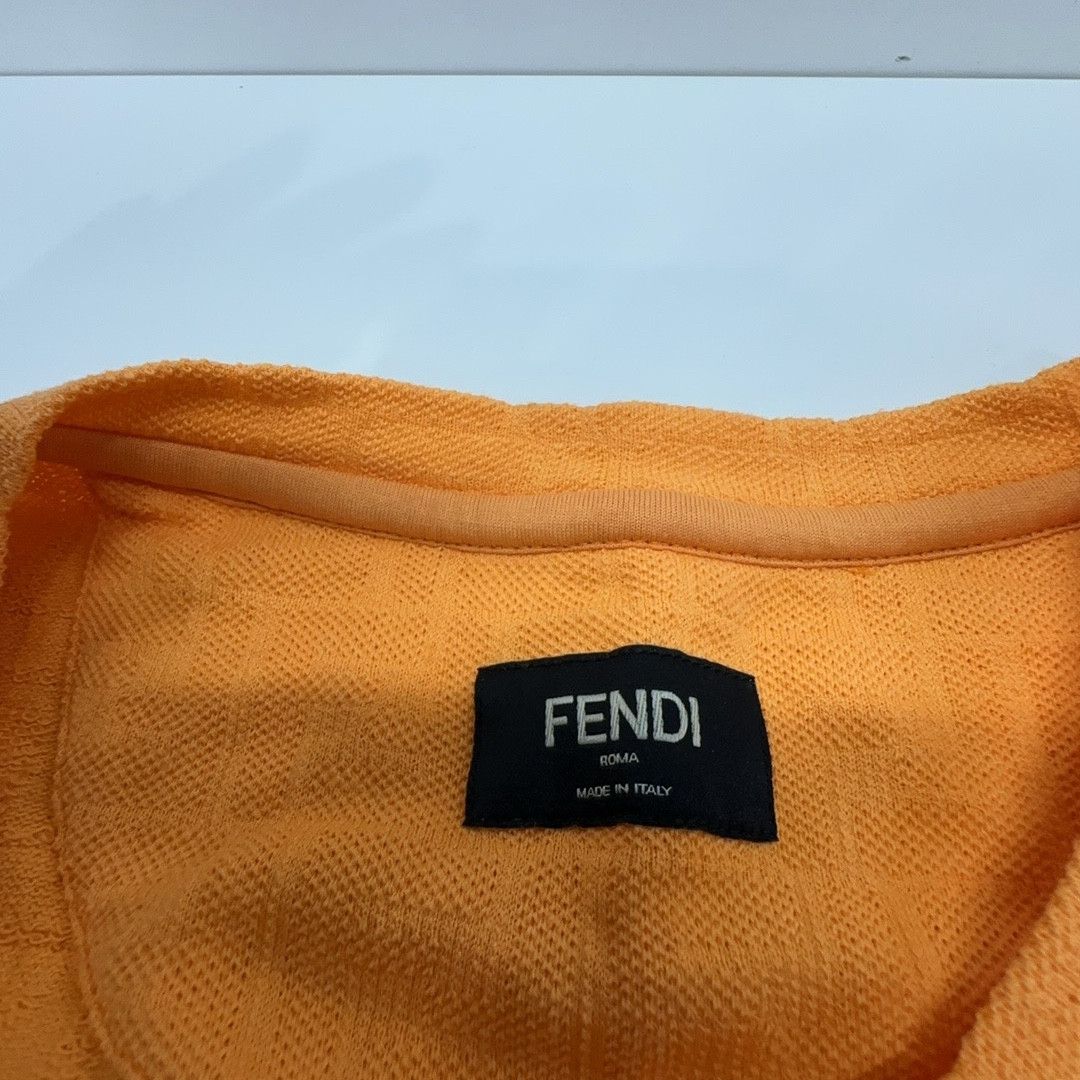 Fendi Fendi Orange Cotton T-Shirt Size S Size US S / EU 44-46 / 1 - 3 Thumbnail