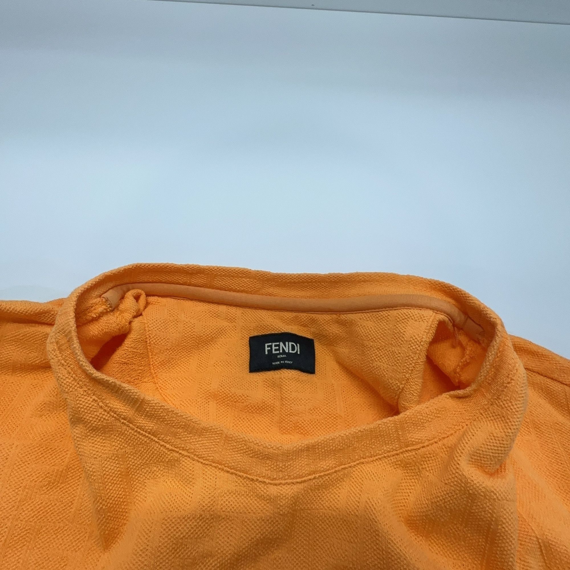Fendi Fendi Orange Cotton T-Shirt Size S Size US S / EU 44-46 / 1 - 5 Thumbnail