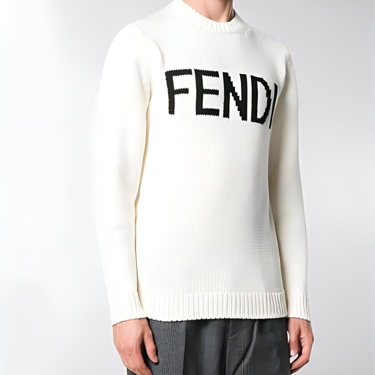 Fendi Fendi Logo Wool Sweater Size M Size US M / EU 48-50 / 2 - 6 Thumbnail