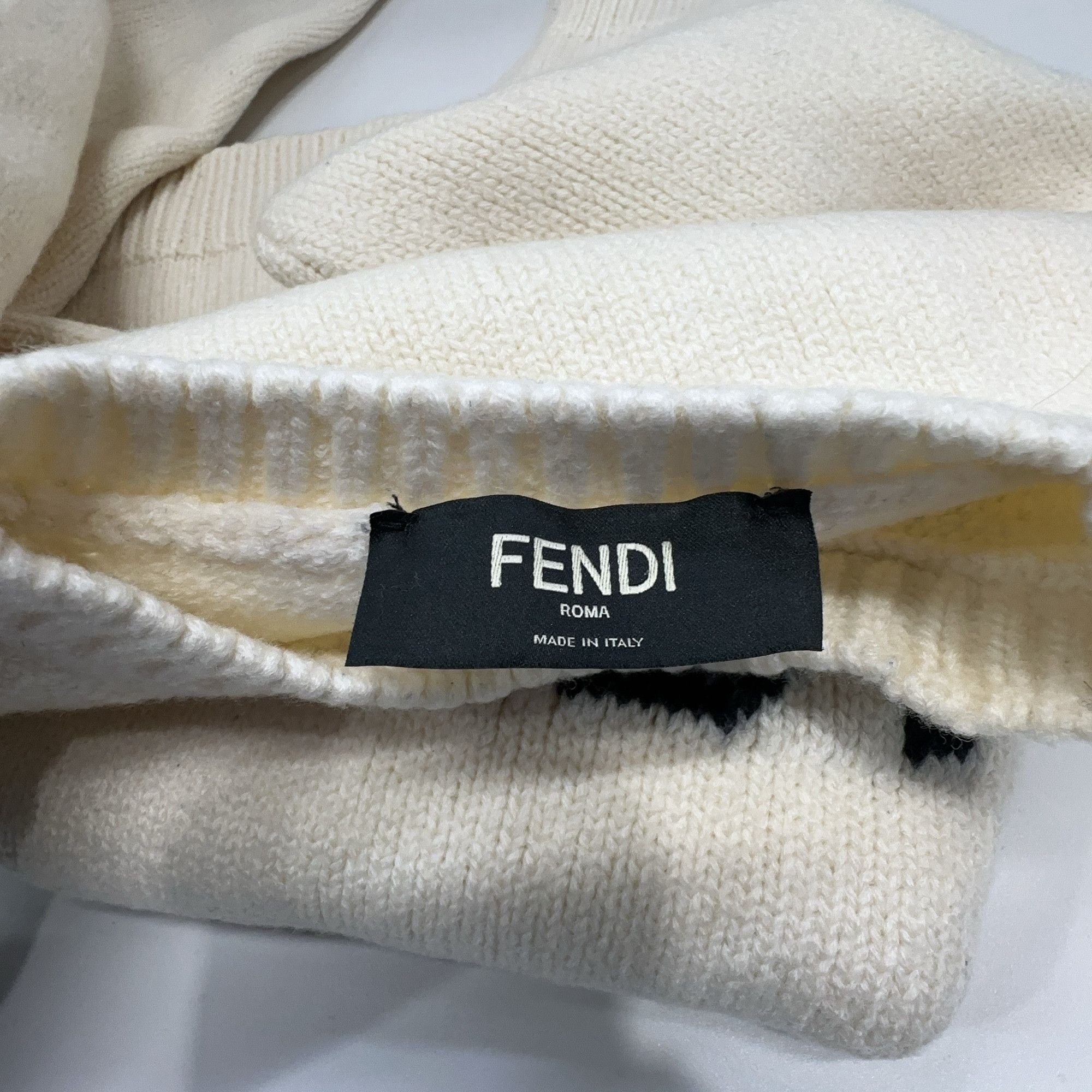 Fendi Fendi Logo Wool Sweater Size M Size US M / EU 48-50 / 2 - 3 Thumbnail