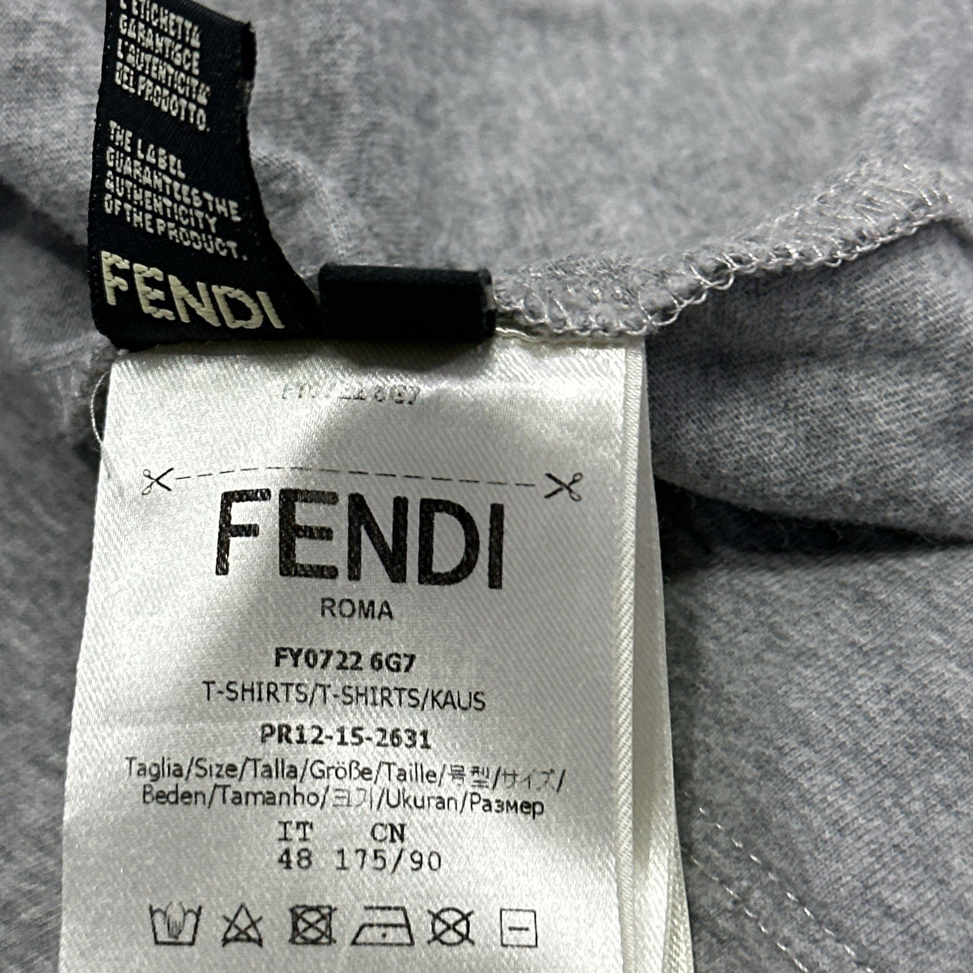 Fendi Fendi Monster Graphic T-Shirt Size M Size US M / EU 48-50 / 2 - 5 Thumbnail