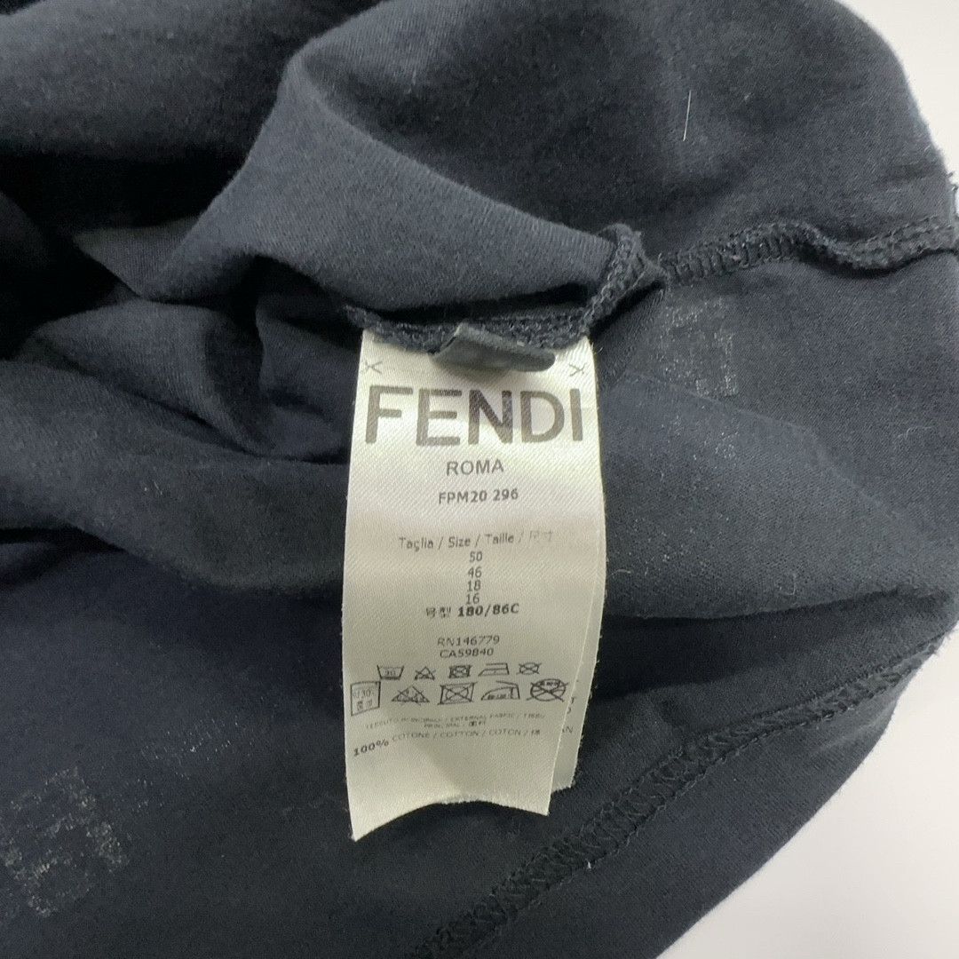 Fendi Fendi Logo Tape T-Shirt Size M Size US M / EU 48-50 / 2 - 3 Thumbnail