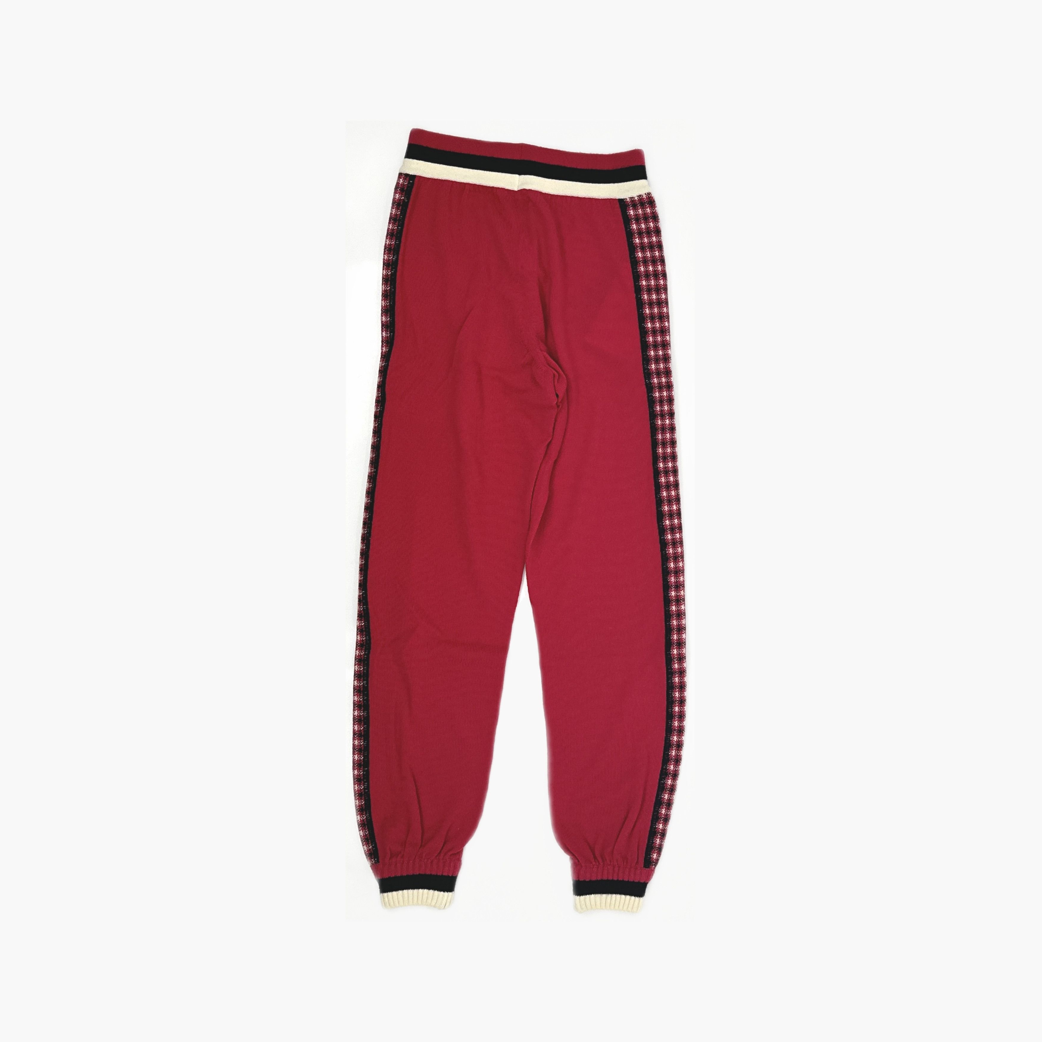 Fendi Fendi Houndstooth Trim Knit Joggers Size 38 Size 26" / US 2 / IT 38 - 2 Thumbnail