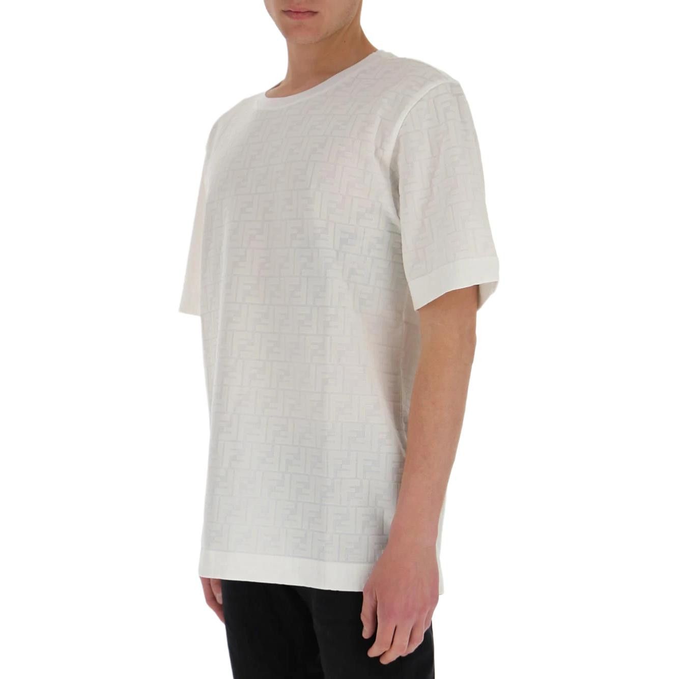 Fendi Fendi FF Monogram T-Shirt Size XXL Size US XXL / EU 58 / 5 - 8 Thumbnail