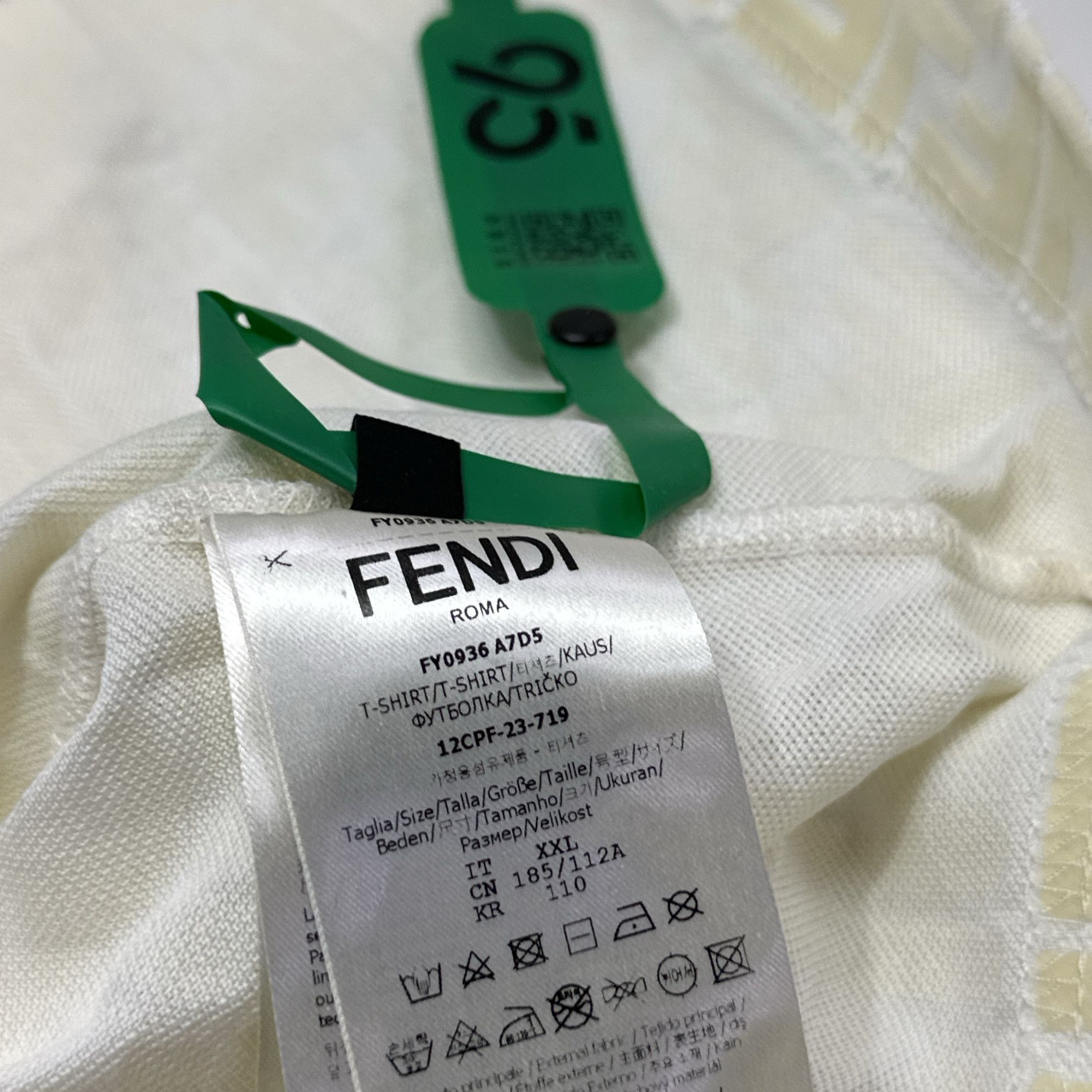 Fendi Fendi FF Monogram T-Shirt Size XXL Size US XXL / EU 58 / 5 - 5 Thumbnail