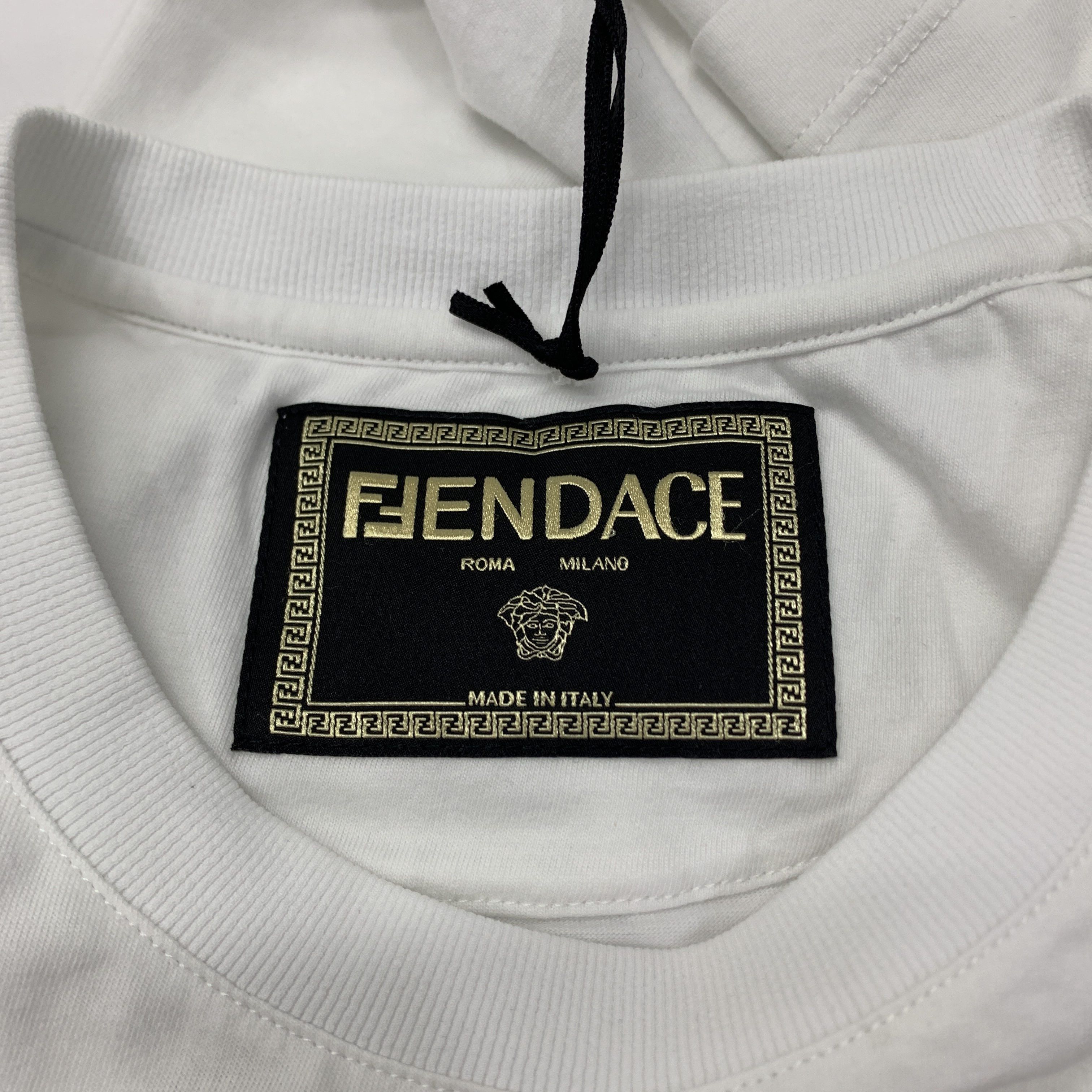 Fendi Fendi x Versace Fendace Logo T-Shirt Size M Size M / US 6-8 / IT 42-44 - 3 Thumbnail