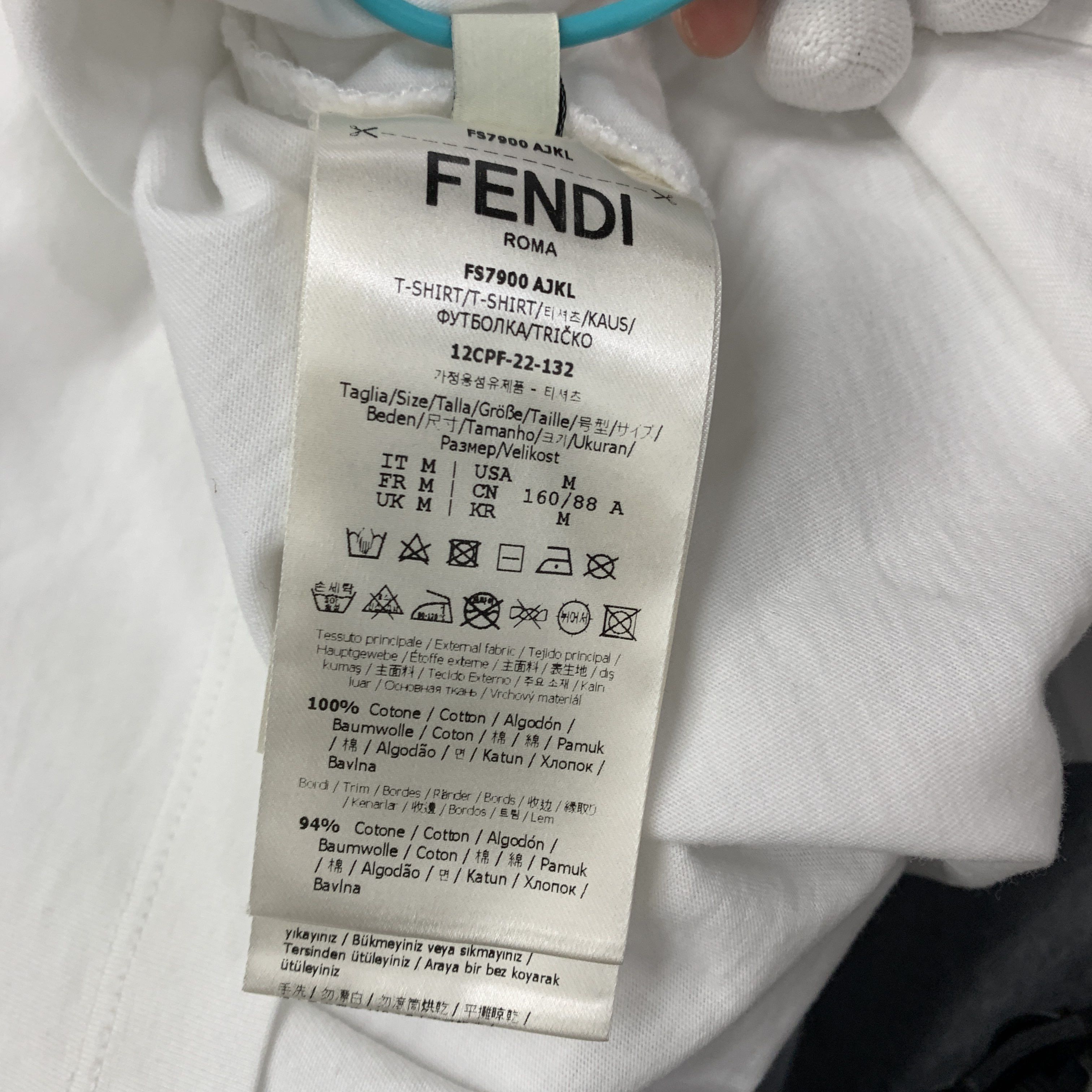 Fendi Fendi x Versace Fendace Logo T-Shirt Size M Size M / US 6-8 / IT 42-44 - 4 Thumbnail
