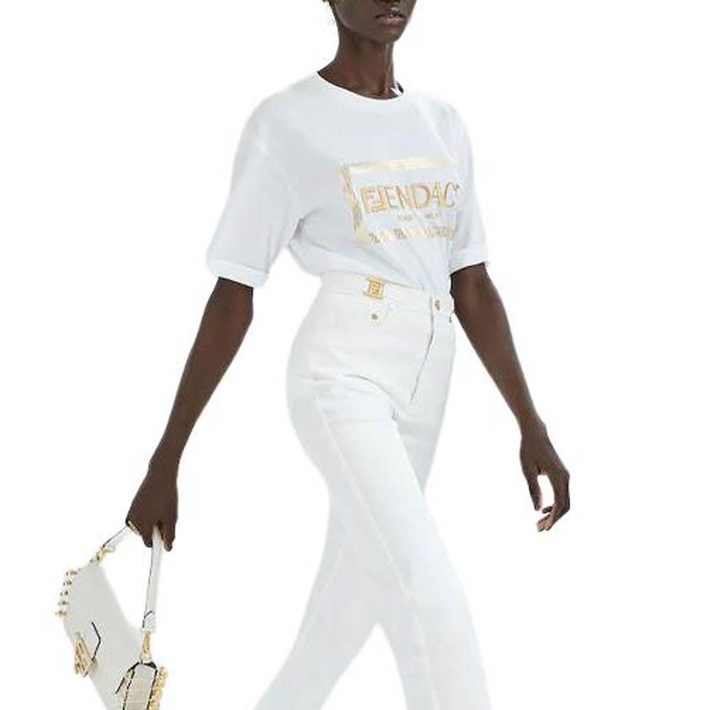 Fendi Fendi x Versace Fendace Logo T-Shirt Size M Size M / US 6-8 / IT 42-44 - 7 Thumbnail