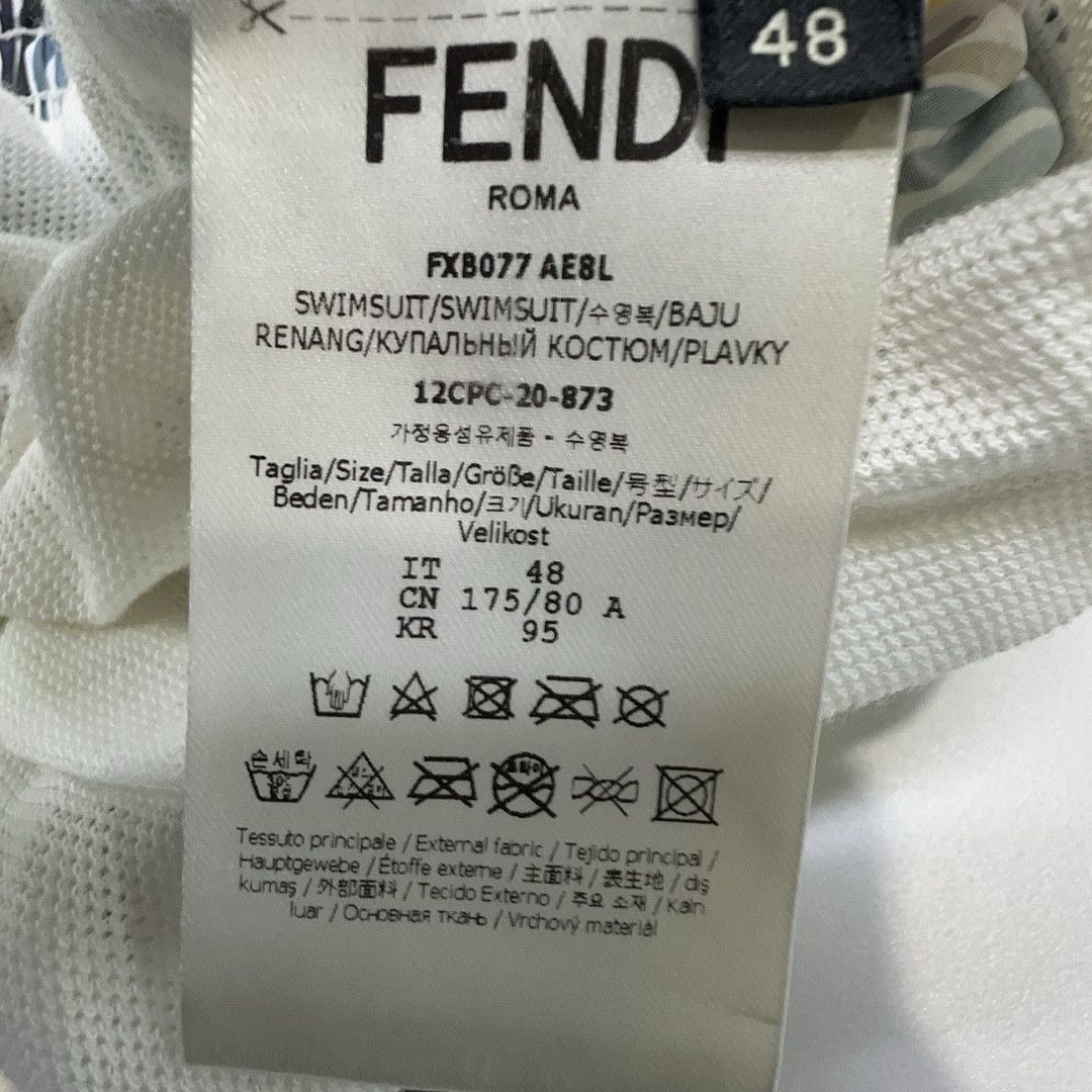 Fendi Fendi Patterned Swim Shorts Size 48 Size US 32 / EU 48 - 4 Thumbnail
