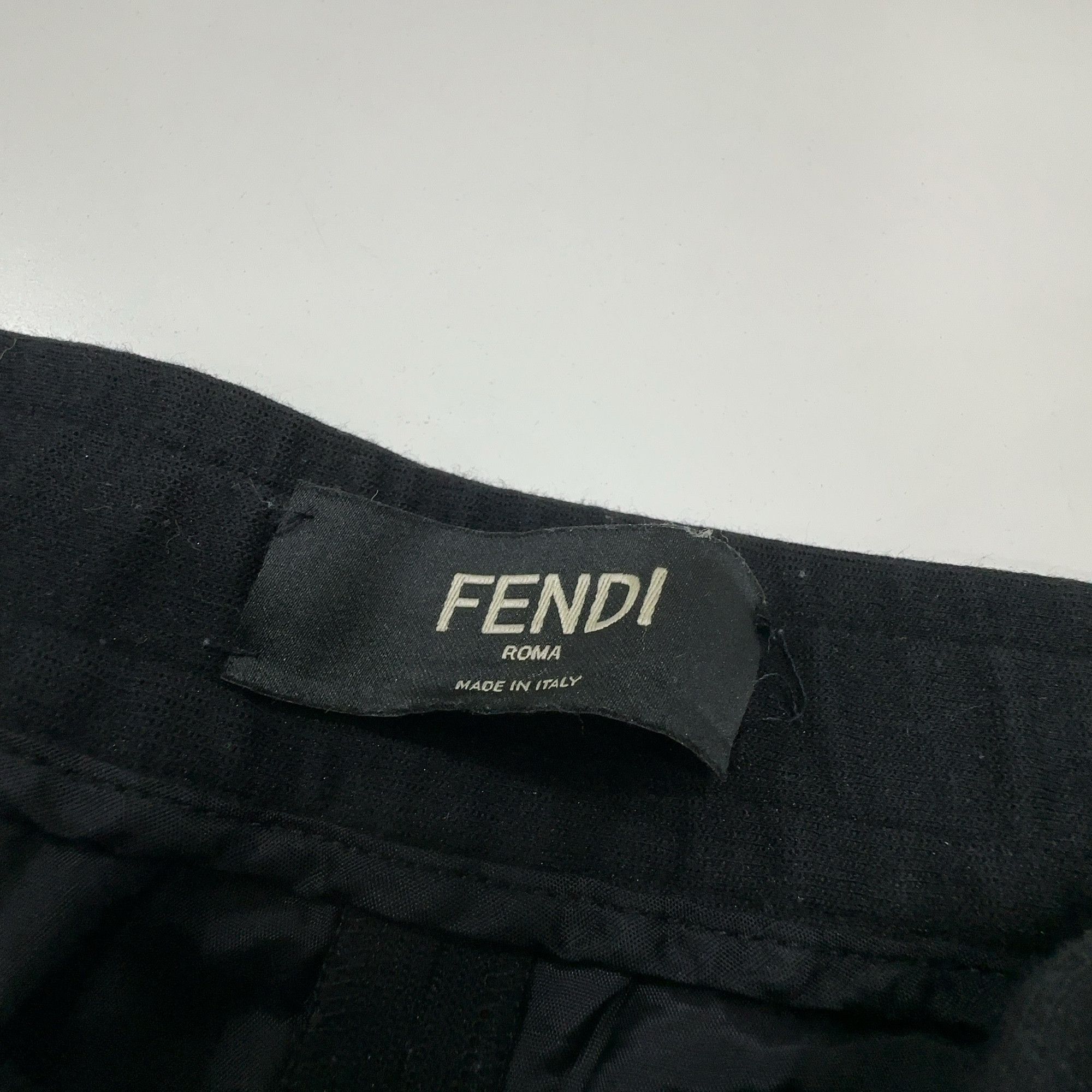 Fendi Fendi Logo Tape Joggers Black Size 52 Size US 36 / EU 52 - 3 Thumbnail