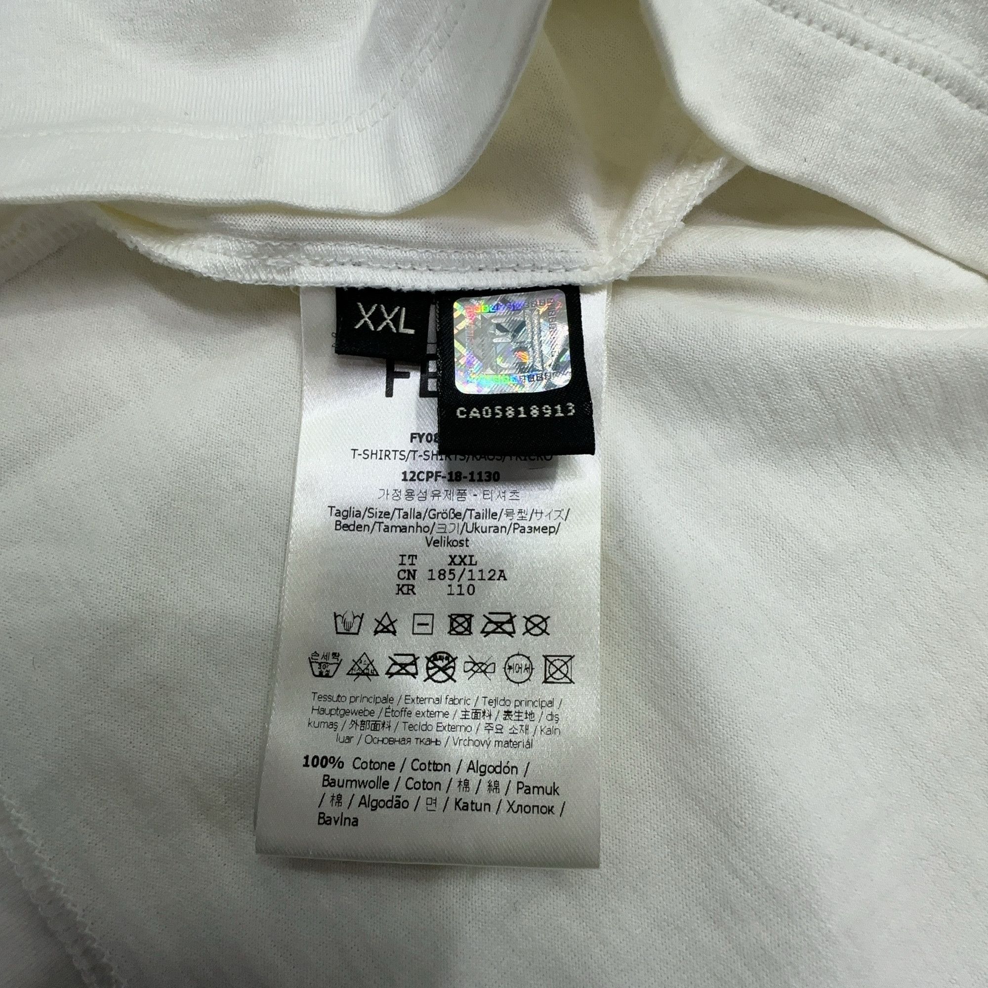 Fendi Fendi Monster Eyes T-Shirt Size XXL Size US XXL / EU 58 / 5 - 8 Thumbnail