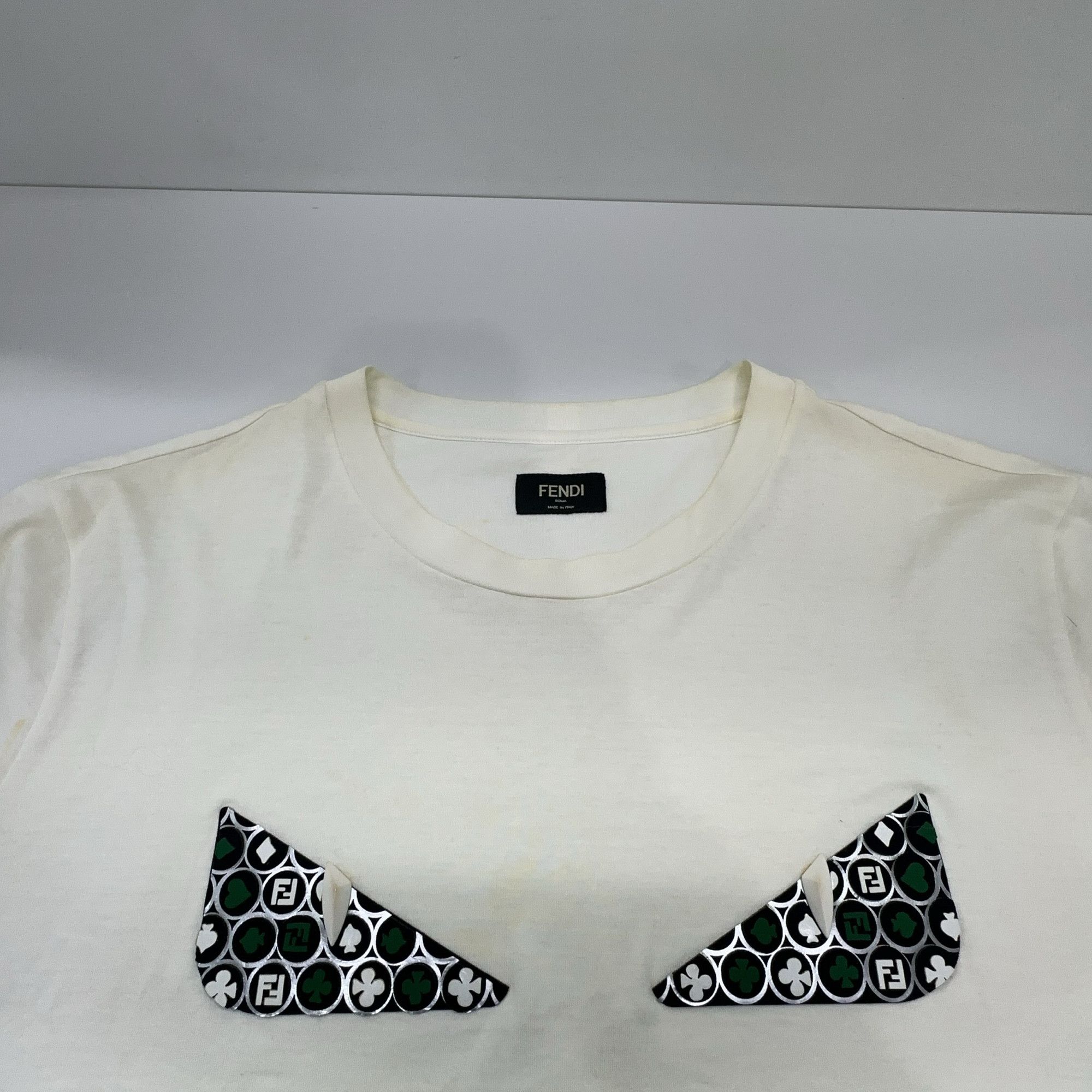 Fendi Fendi Monster Eyes T-Shirt Size XXL Size US XXL / EU 58 / 5 - 13 Thumbnail