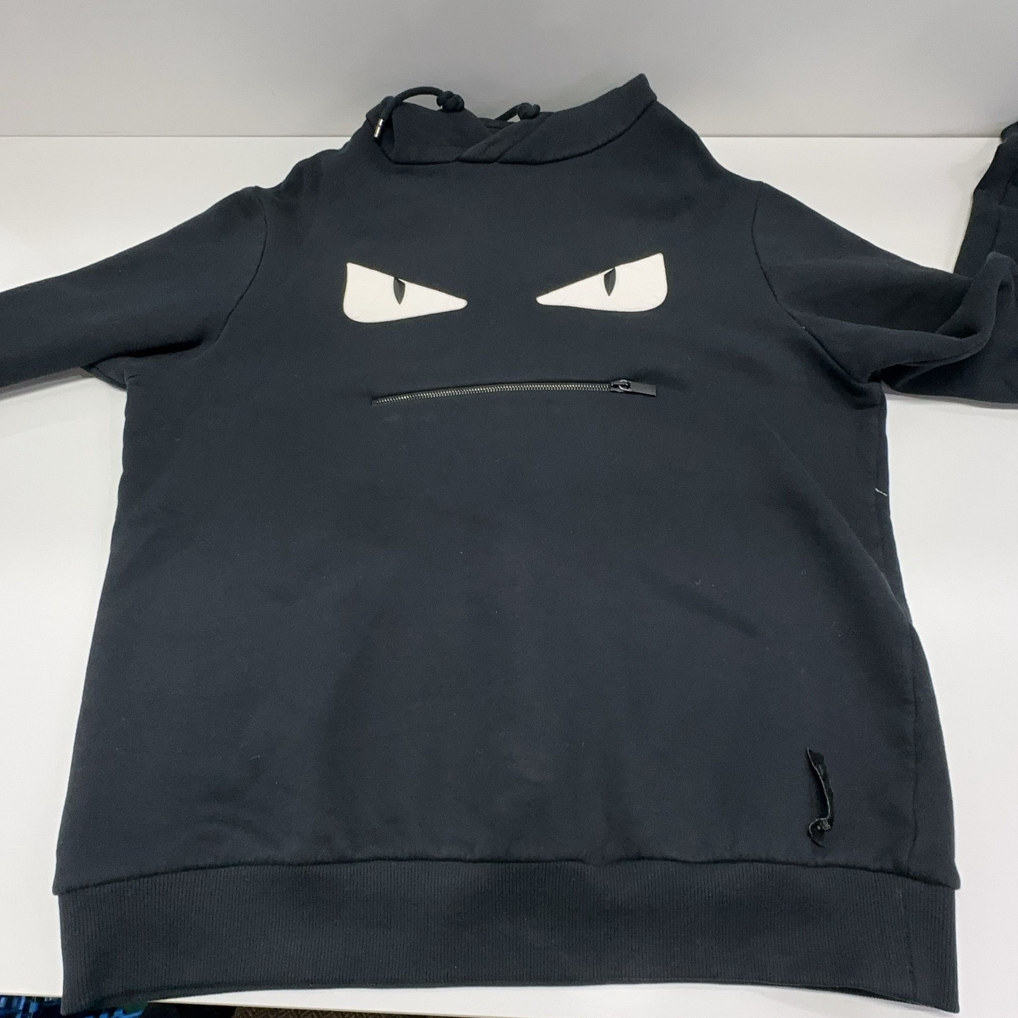 Fendi Fendi Monster Eyes Zip Detail Hoodie Size M Size US M / EU 48-50 / 2 - 13 Thumbnail