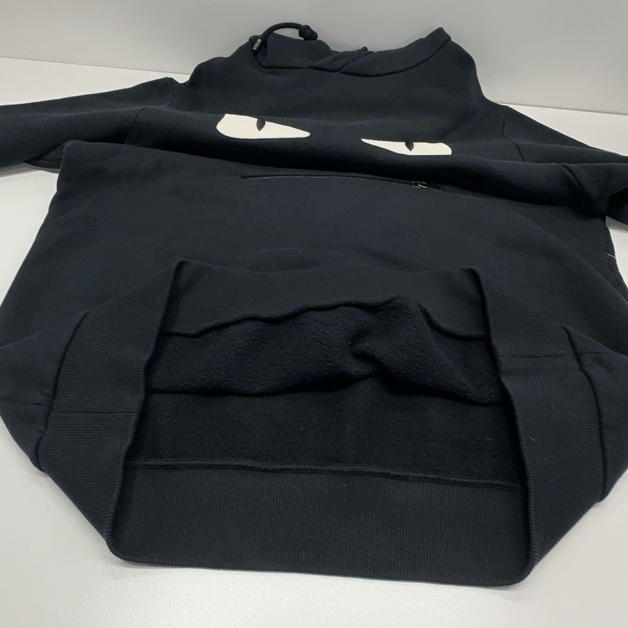 Fendi Fendi Monster Eyes Zip Detail Hoodie Size M Size US M / EU 48-50 / 2 - 14 Thumbnail