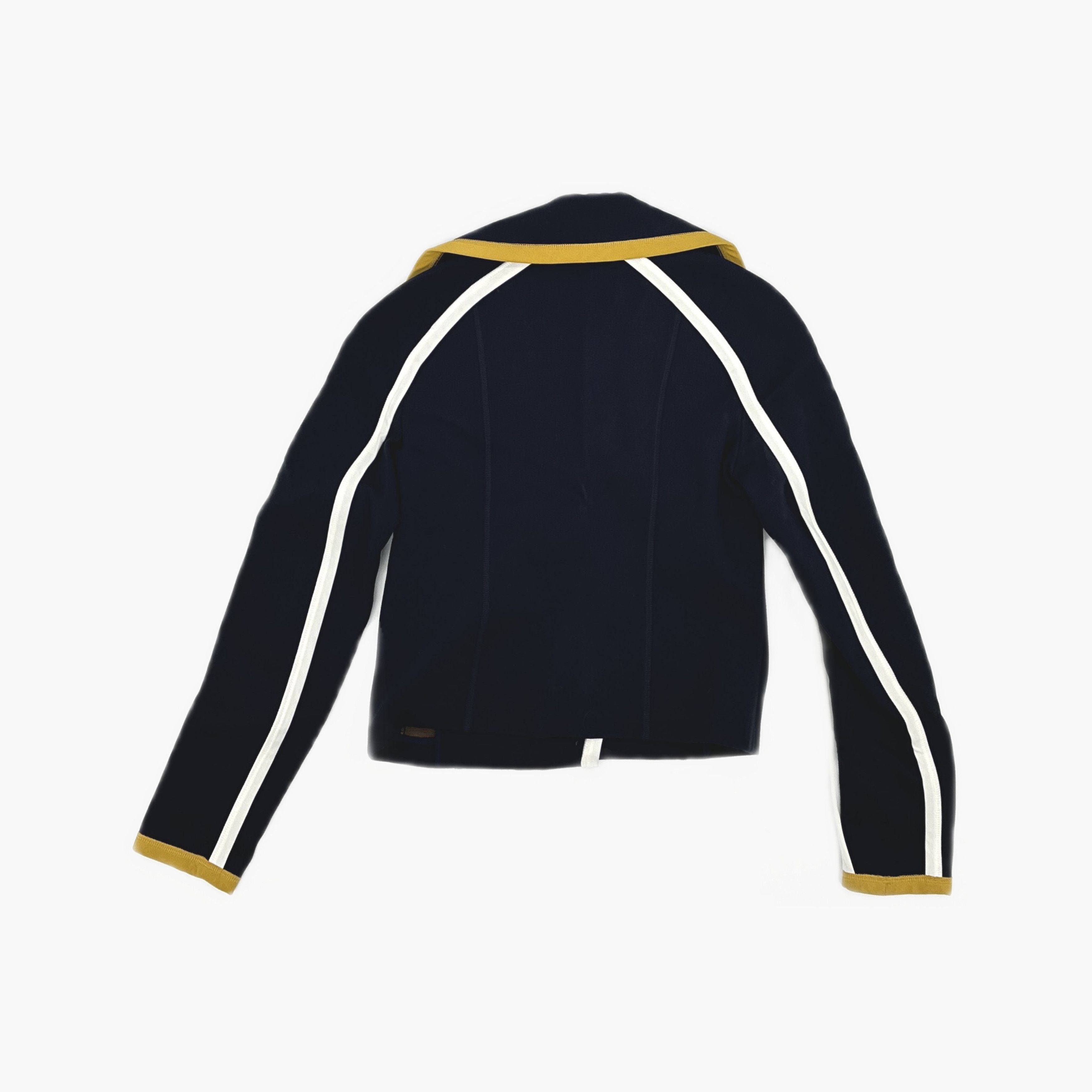 Fendi Fendi Navy Trimmed Jacket Size 40 Size S / US 4 / IT 40 - 2 Thumbnail