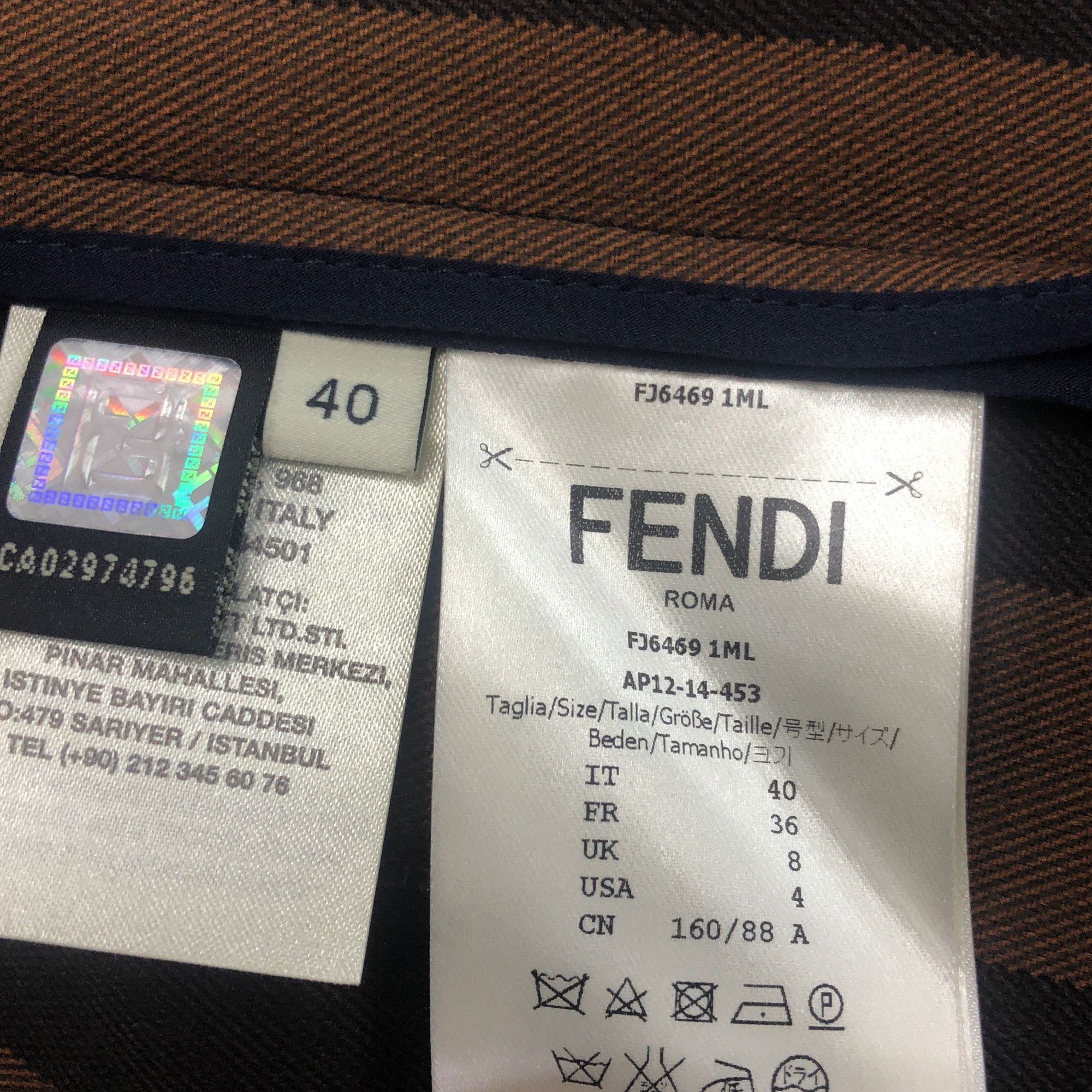Fendi Fendi Navy Trimmed Jacket Size 40 Size S / US 4 / IT 40 - 3 Thumbnail